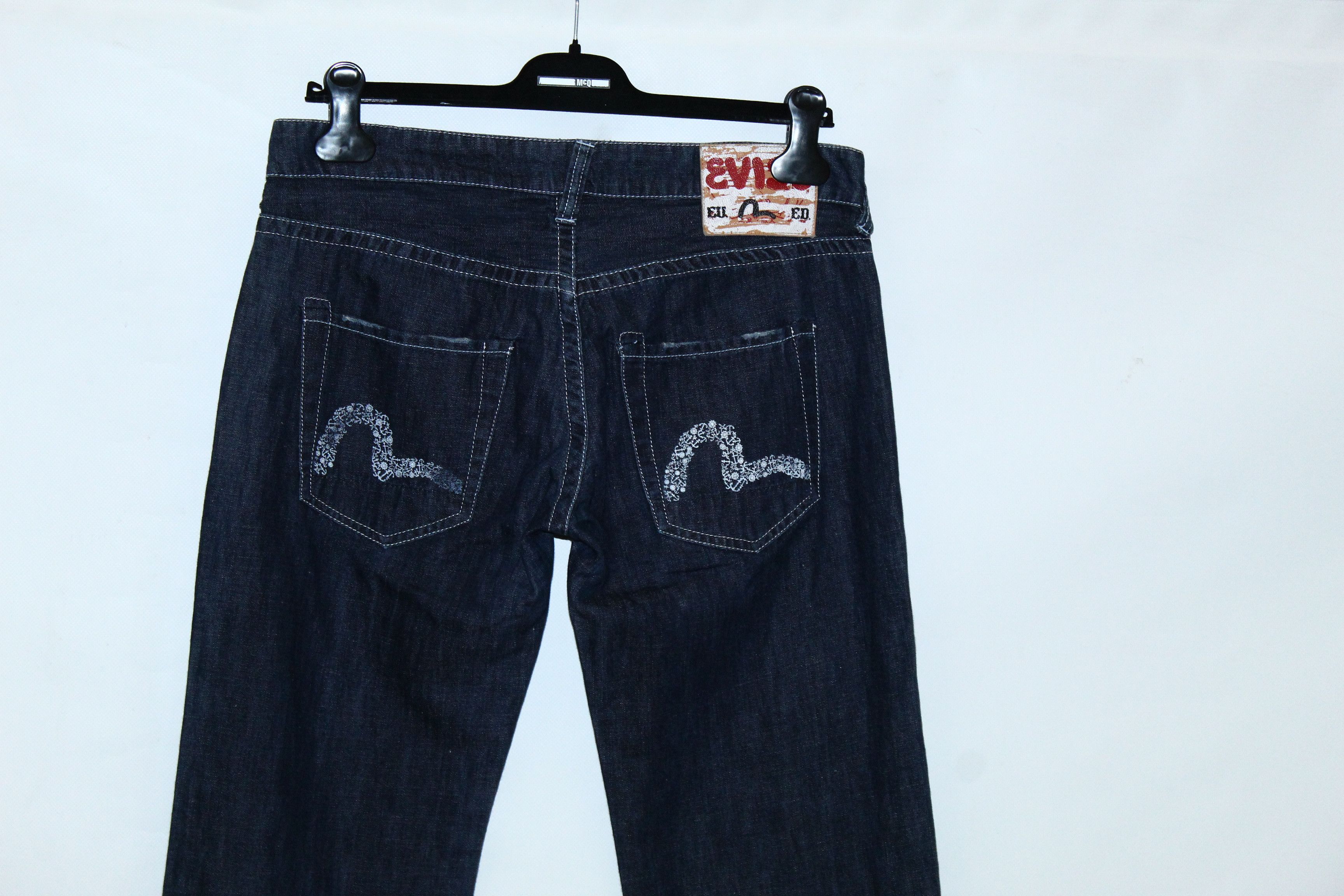 Evisu 💥RARE💥 Evisu EU ED Garment Dyed Denim Blend Pants Size US 32 / EU 48 - 8 Thumbnail