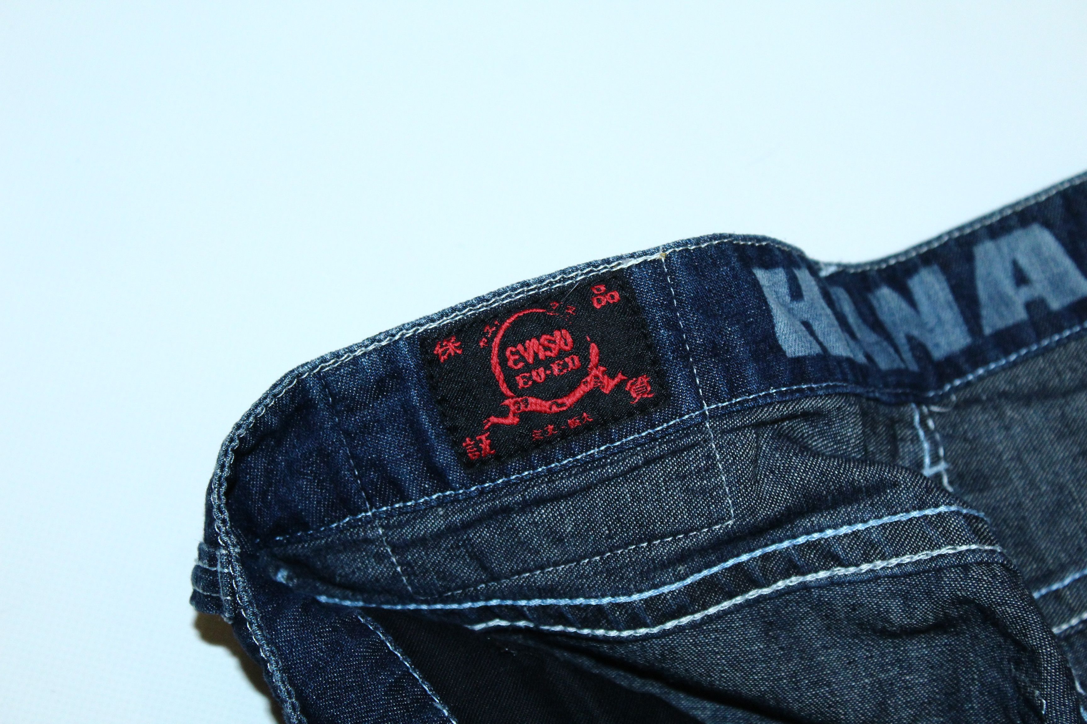 Evisu 💥RARE💥 Evisu EU ED Garment Dyed Denim Blend Pants Size US 32 / EU 48 - 9 Thumbnail