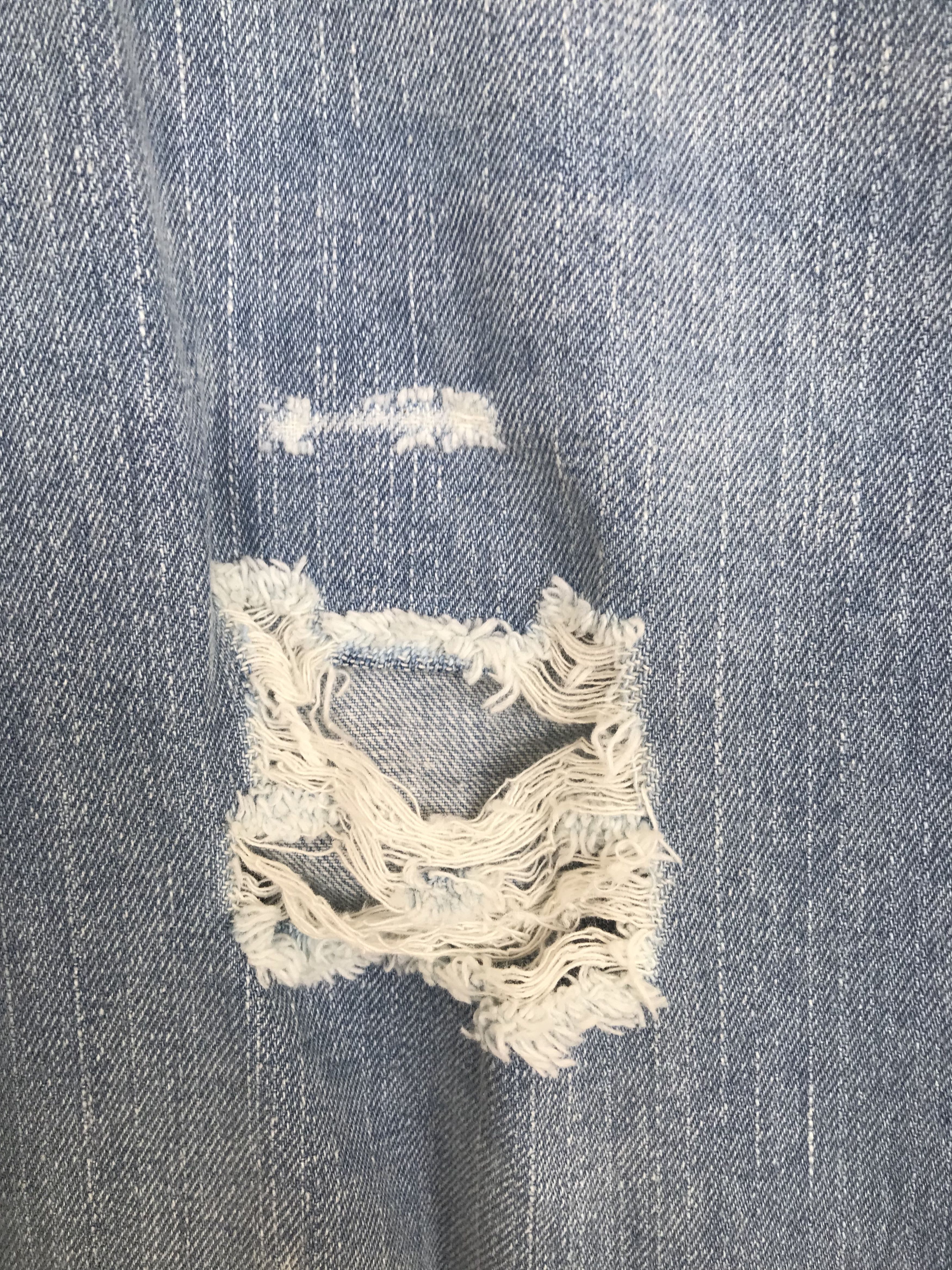Japanese Brand GRL Distressed Denim Jeans Size US 32 / EU 48 - 4 Thumbnail