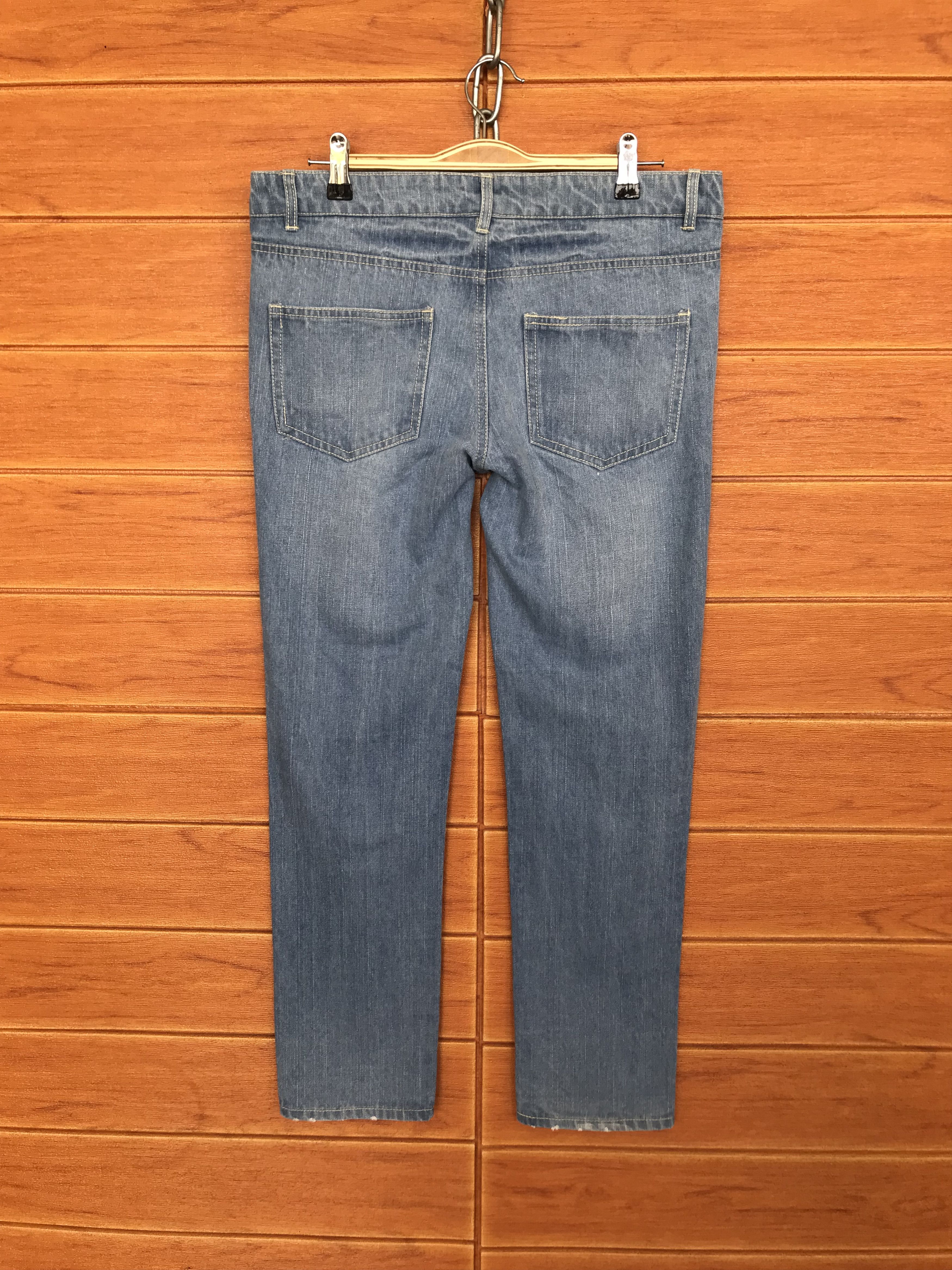 Japanese Brand GRL Distressed Denim Jeans Size US 32 / EU 48 - 11 Thumbnail