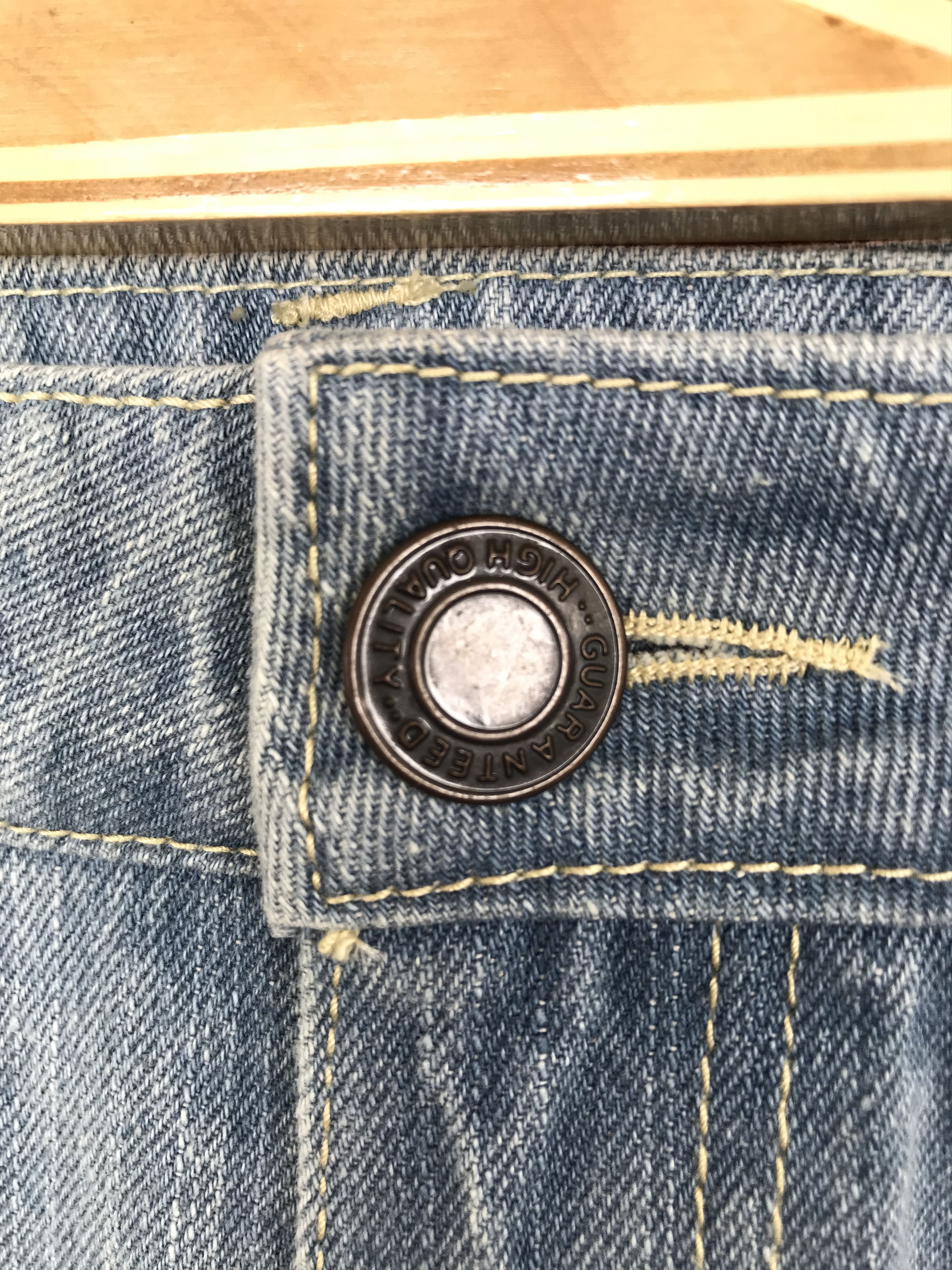 Japanese Brand GRL Distressed Denim Jeans Size US 32 / EU 48 - 13 Thumbnail