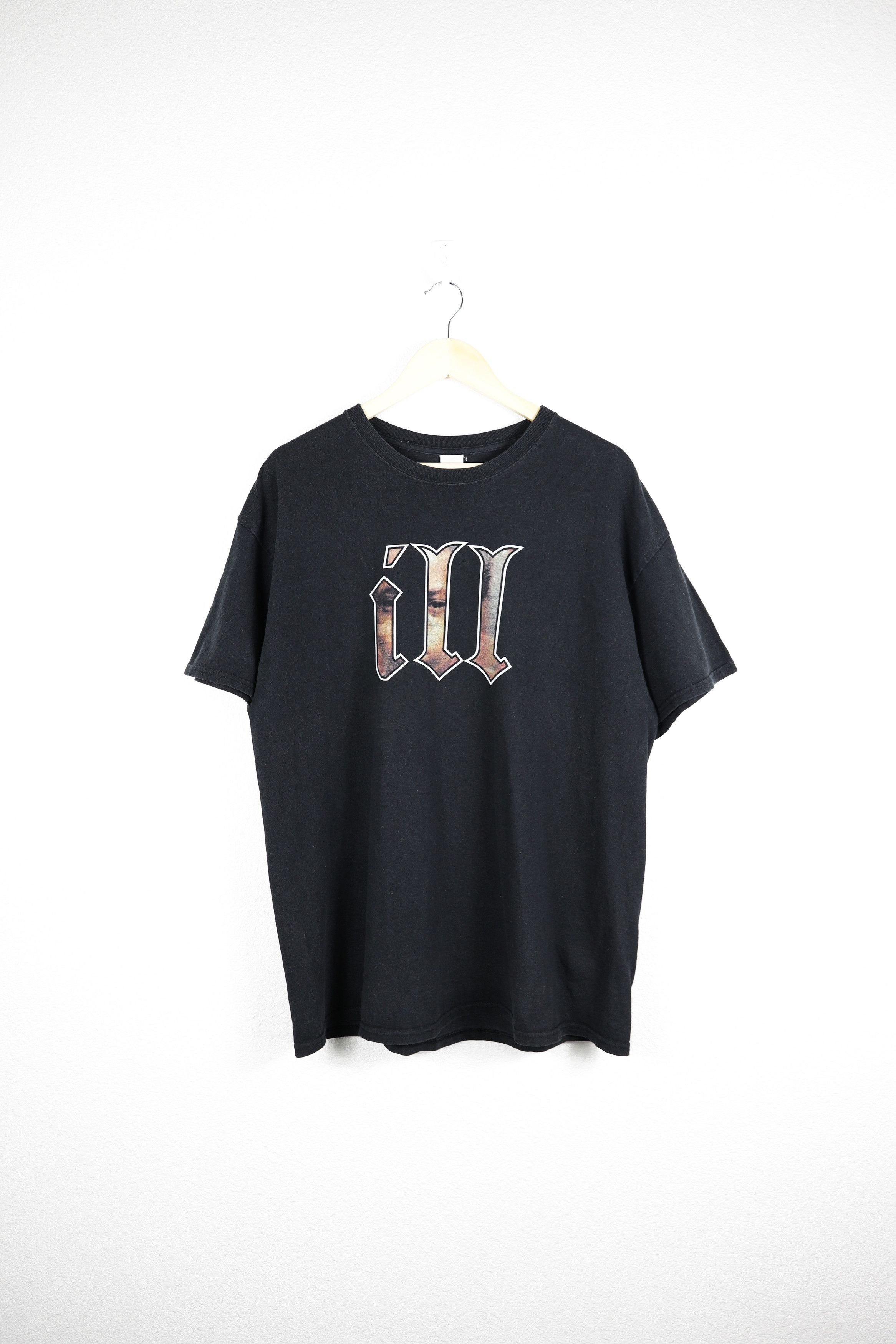 T-shirt Nas Illmatic Logo Noir Et Blanc Homme - Neuf Avec étiquettes - Taille S à 5XL - Coton