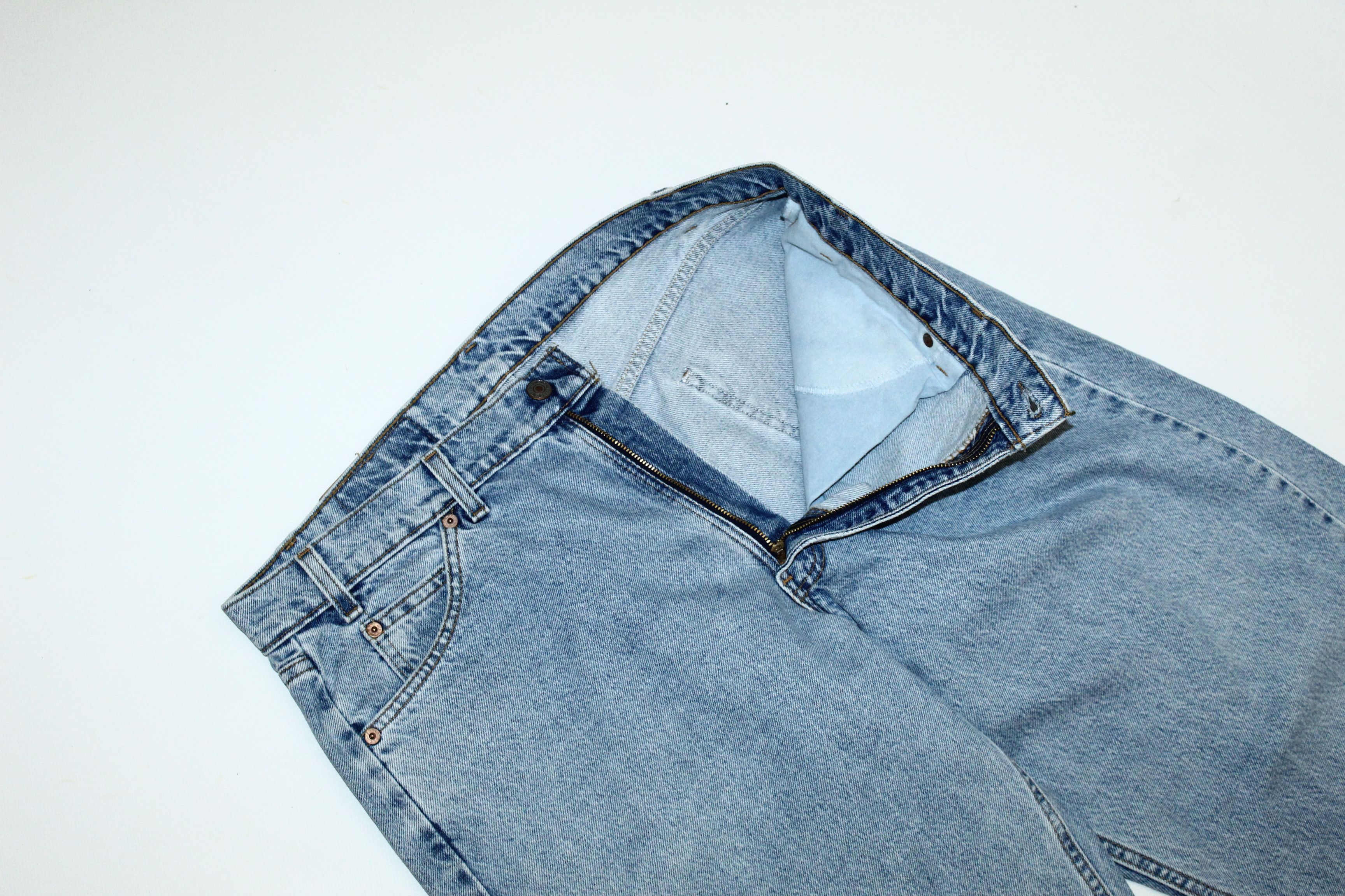 Levi's 90s Vtg Levi's 565 Orange Tab Stonewash Baggy Jeans Size US 36 / EU 52 - 3 Thumbnail