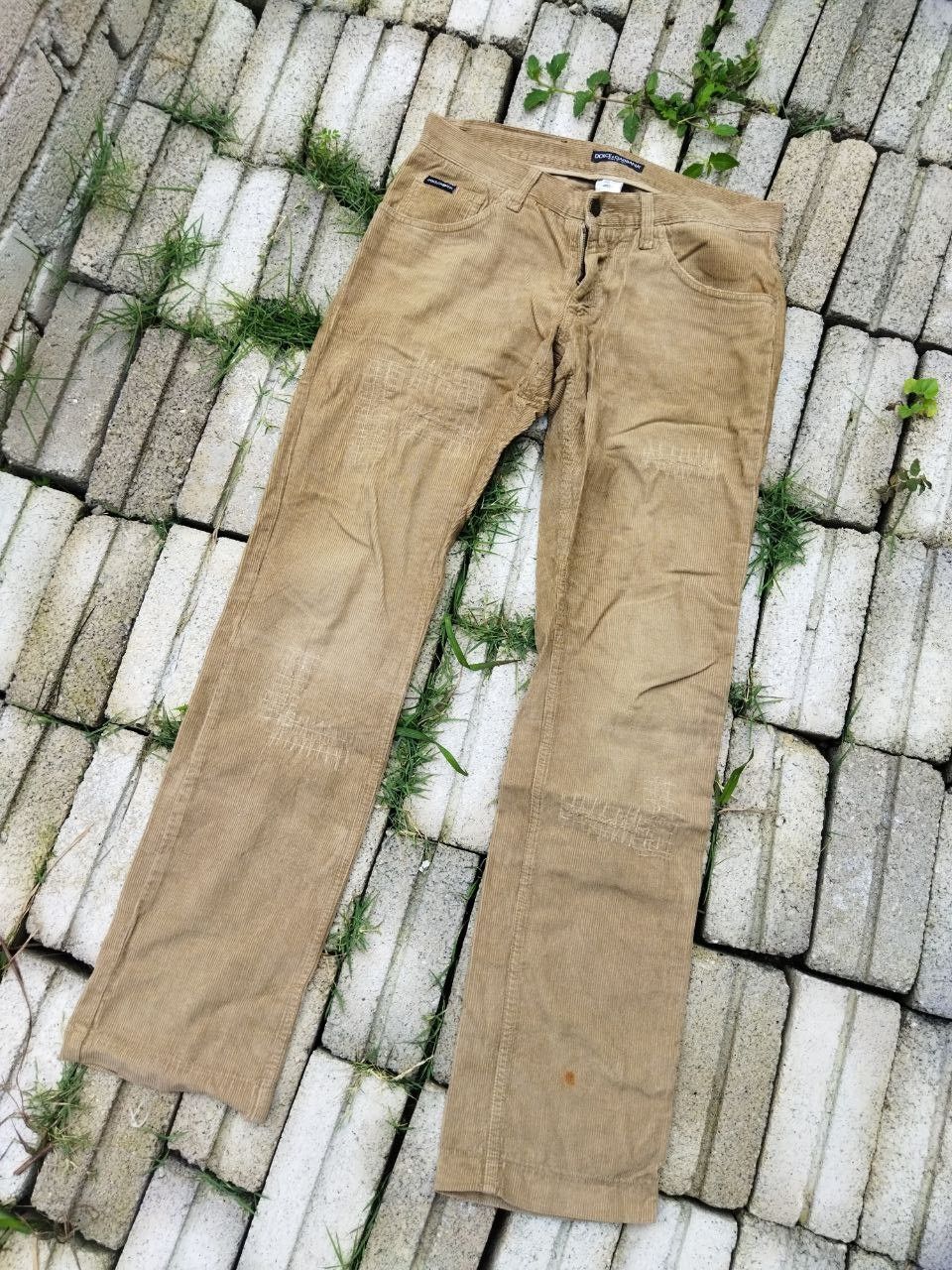 Dolce & Gabbana Vintage Dolce & Gabbana Corduroy Pants Size US 33 - 2 Thumbnail