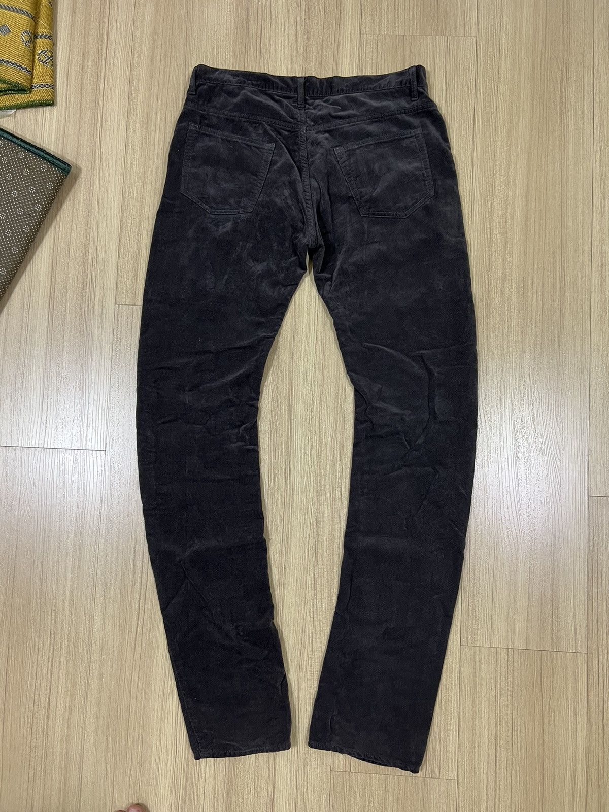 Kazuyuki Kumagai Attachment GRAIL🔥WJK 🇯🇵 Velvet Black J Curved Unstructured Pants Size US 32 / EU 48 - 6 Thumbnail