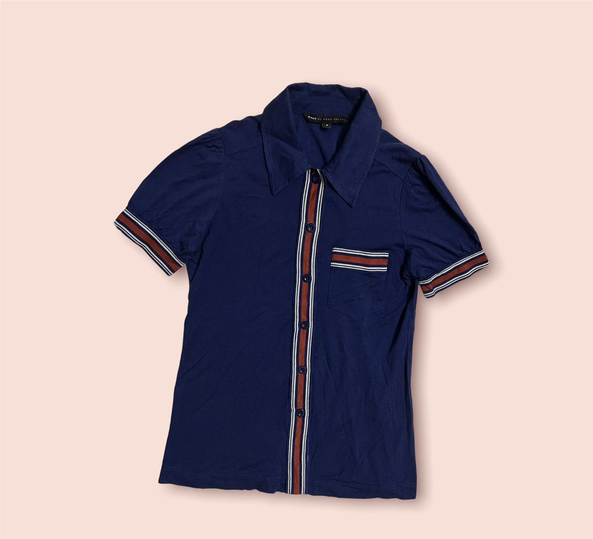 Designer × Marc Jacobs × Marc by Marc Jacobs 70s STYLE MARC BY MARC JACOBS BUTTON UP SHIRT Size S / US 4 / IT 40 - 6 Thumbnail
