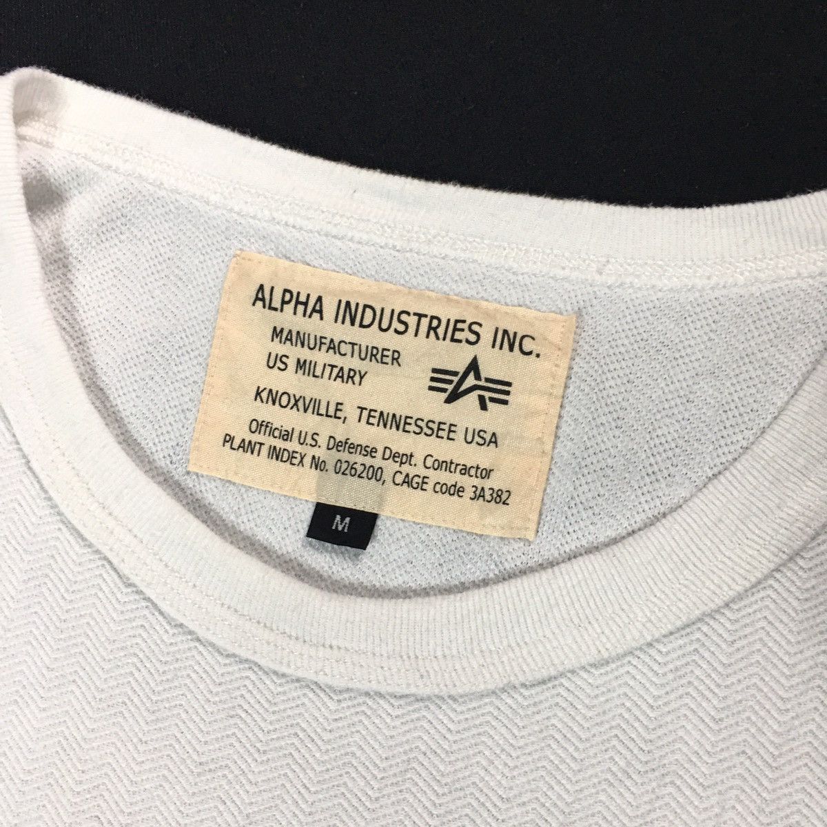 Alpha Industries × Japanese Brand Alpha Industries Us Military Herringbone Twill Tshirt Size US M / EU 48-50 / 2 - 7 Thumbnail
