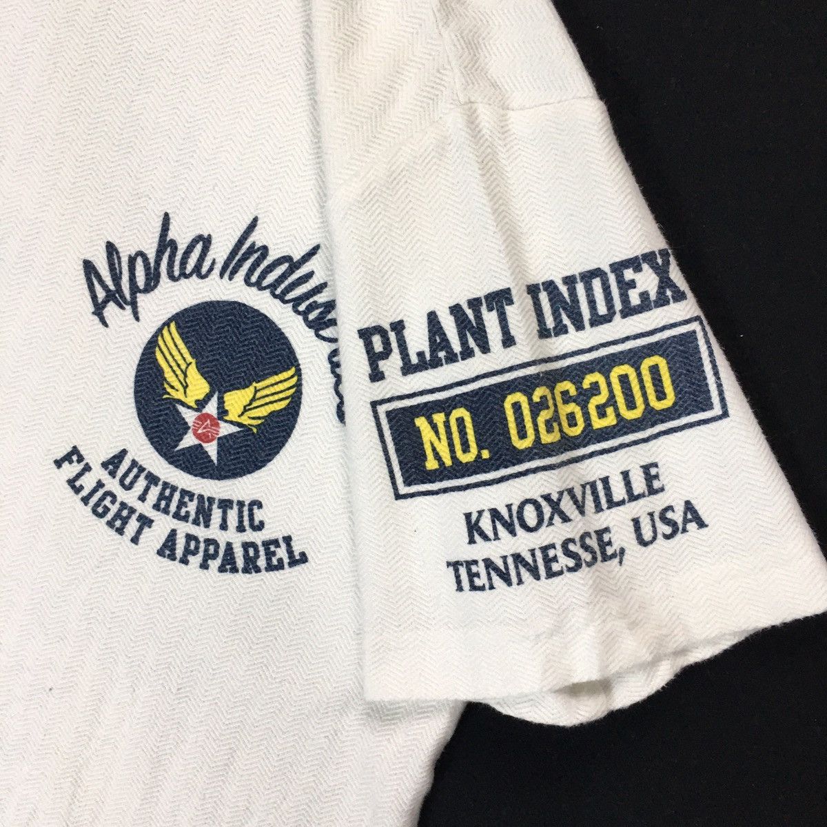 Alpha Industries × Japanese Brand Alpha Industries Us Military Herringbone Twill Tshirt Size US M / EU 48-50 / 2 - 5 Thumbnail
