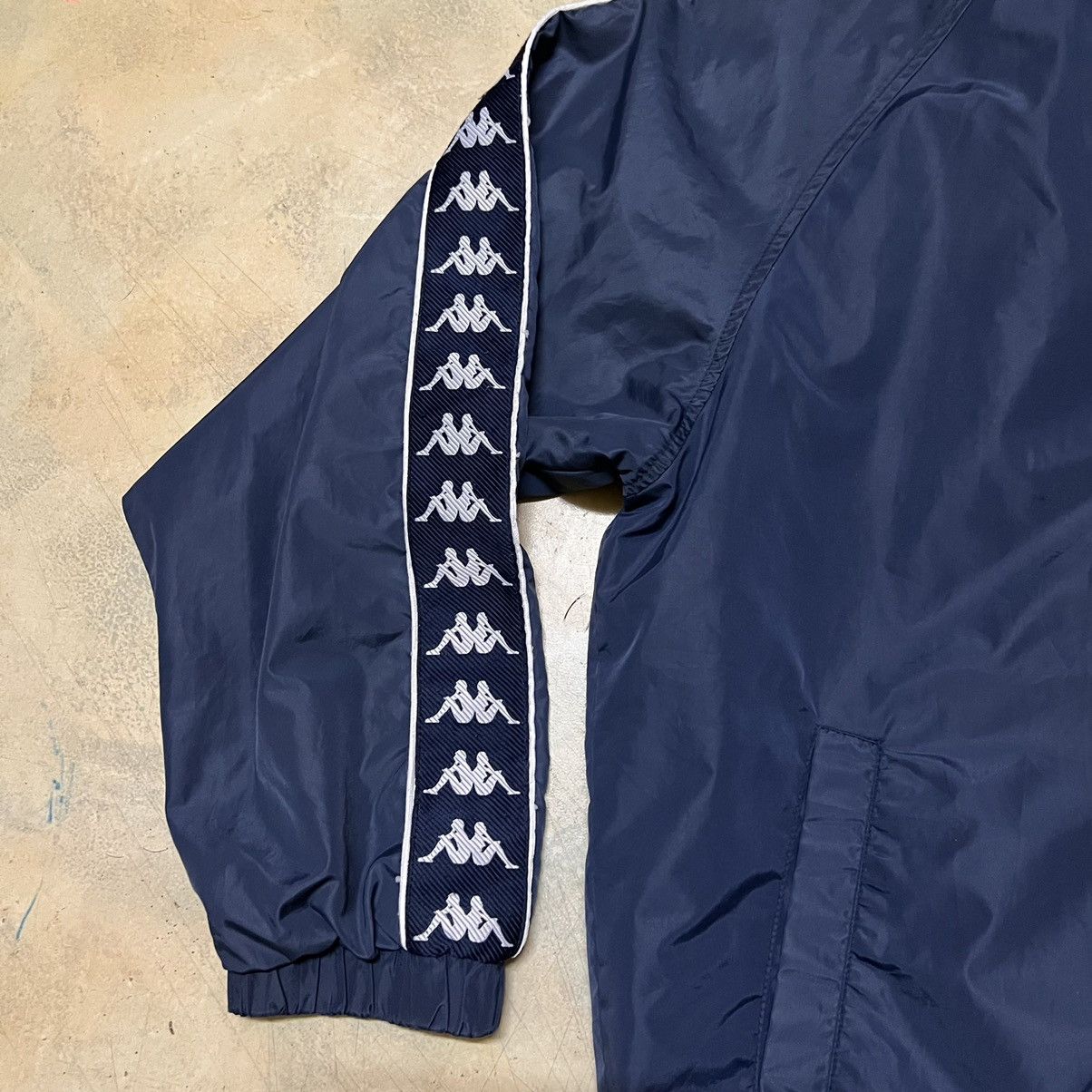 Kappa Vintage Kappa Side Tape Zipper Sweater Size US L / EU 52-54 / 3 - 12 Thumbnail