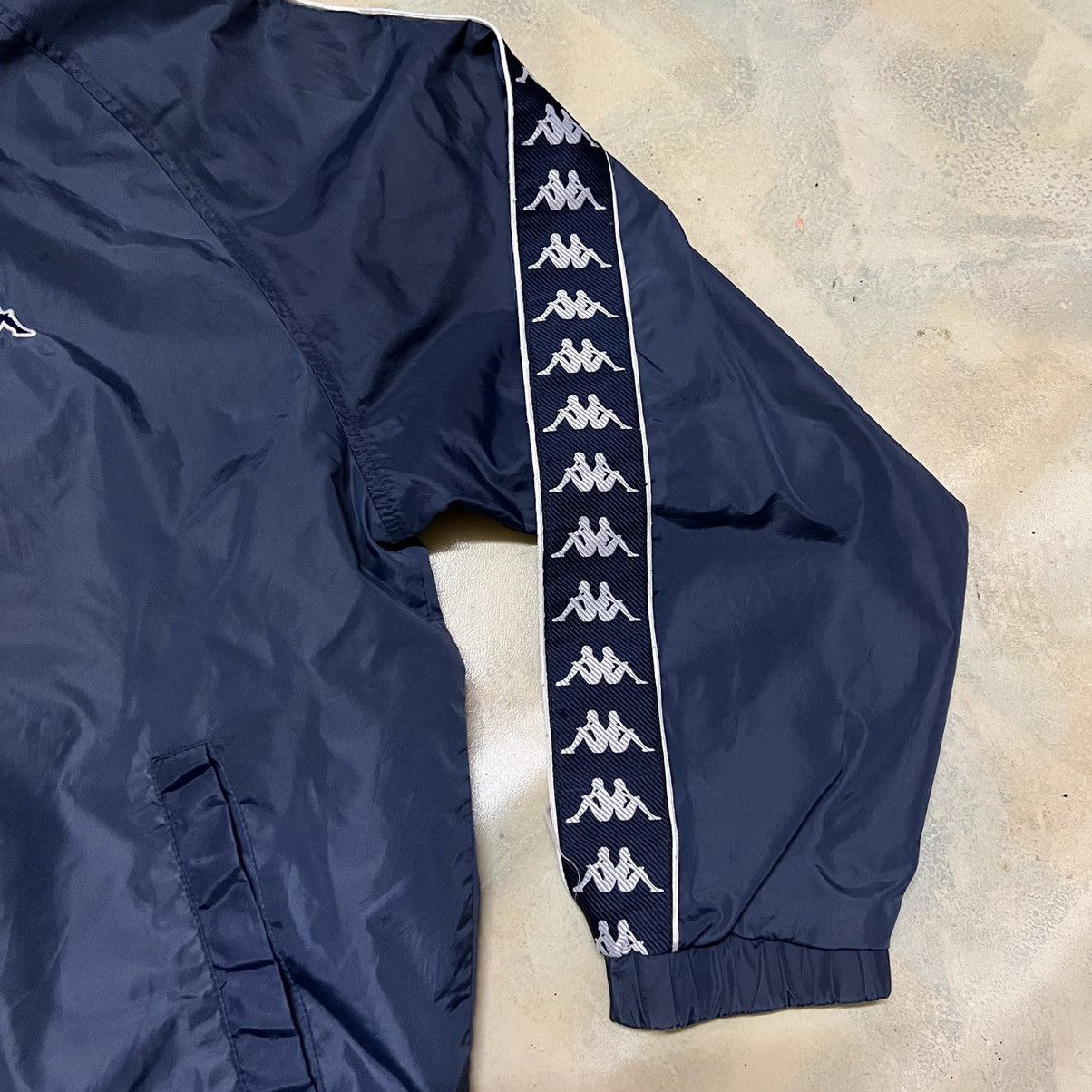 Kappa Vintage Kappa Side Tape Zipper Sweater Size US L / EU 52-54 / 3 - 11 Thumbnail