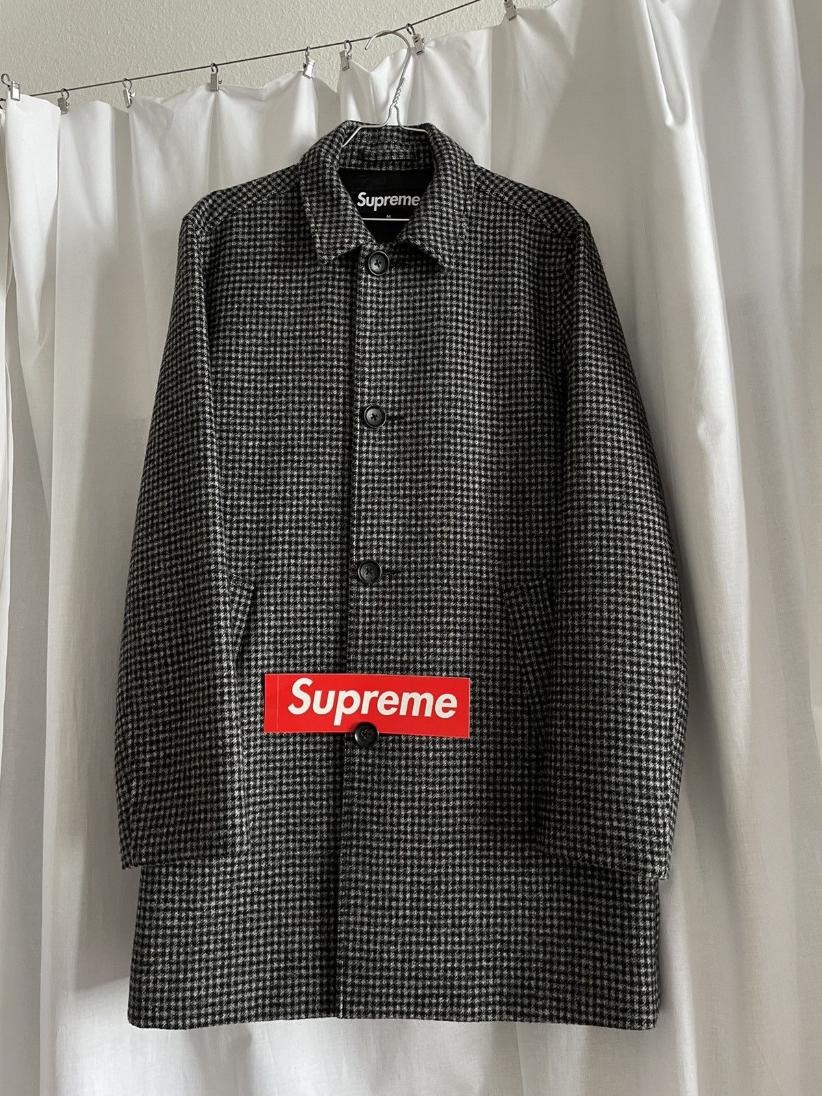 13aw supreme & Loro Piana Wool Trench-