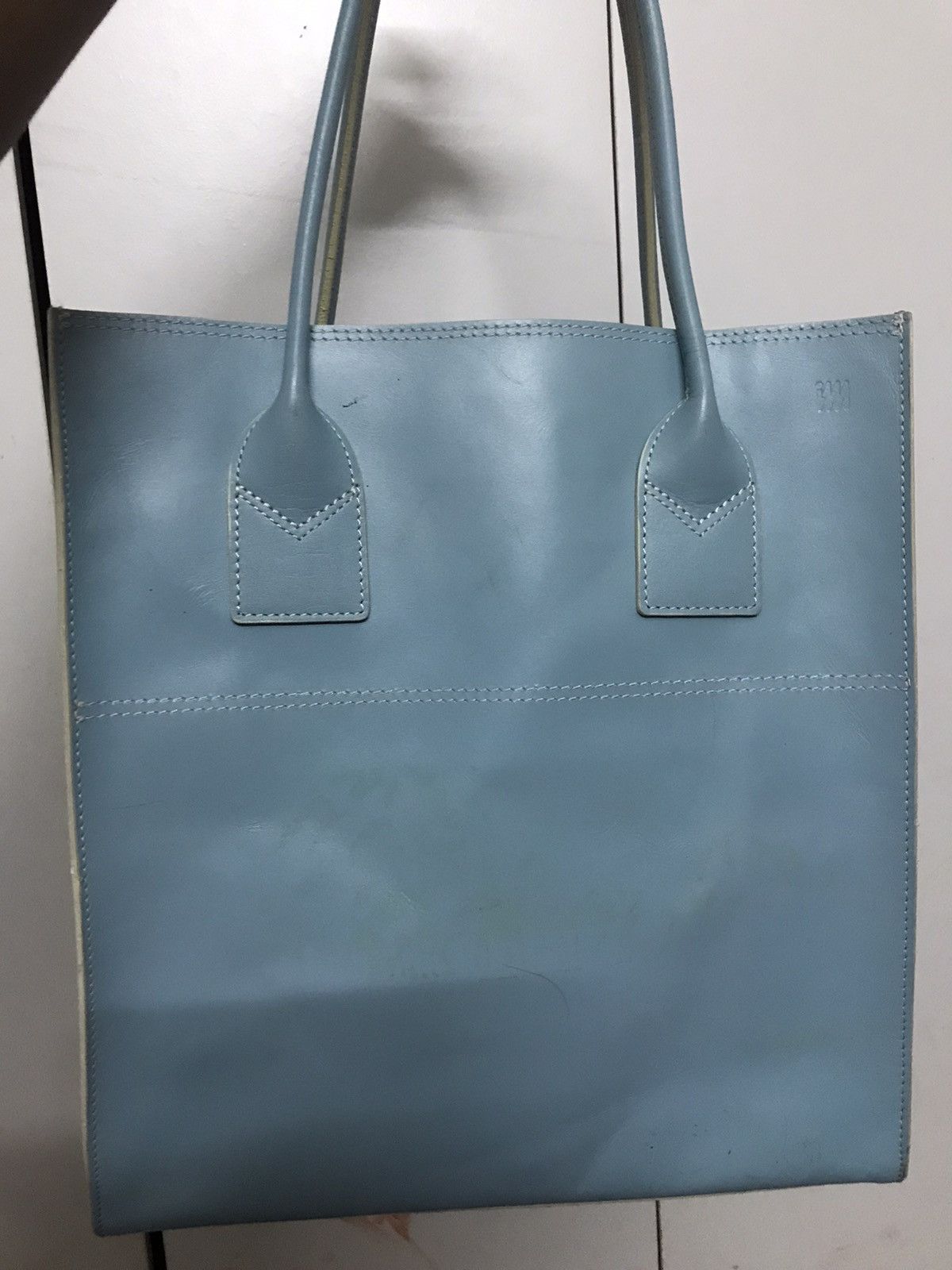 Leather Issey miyake im product hand bag leather Size ONE SIZE - 2 Thumbnail
