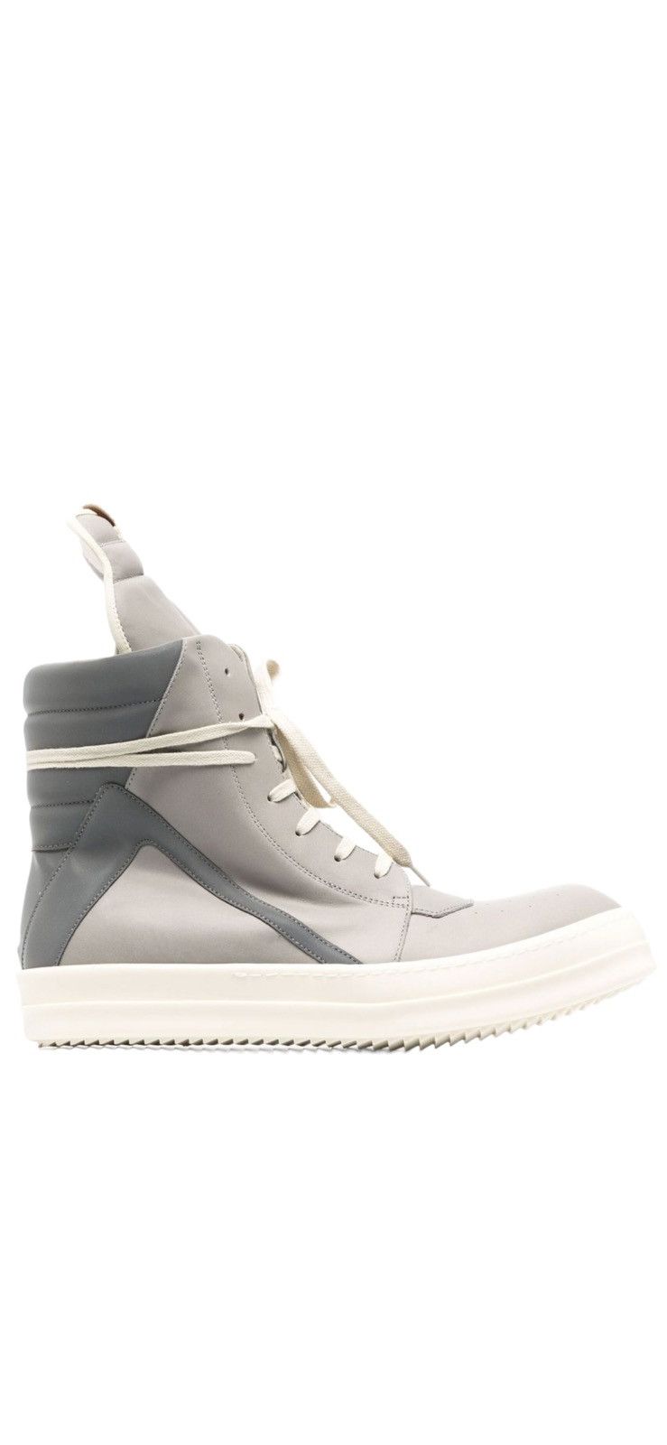 Rick Owens High Top Leather Sneakers