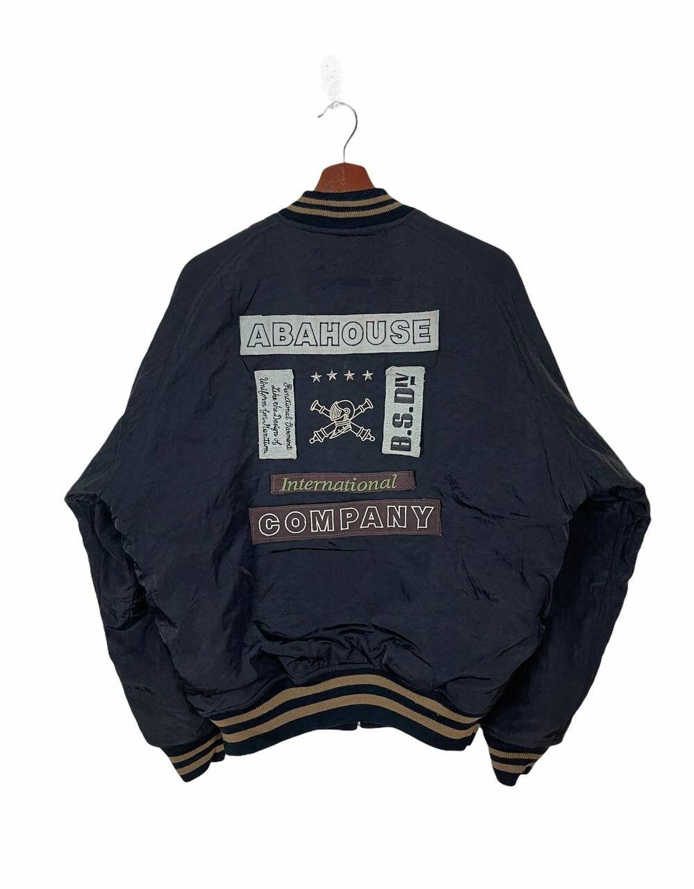 ABAHOUSE Vintage Reversible Varsity Jacket Abahouse Wool Biggest Logo Size US XL / EU 56 / 4 - 4 Thumbnail