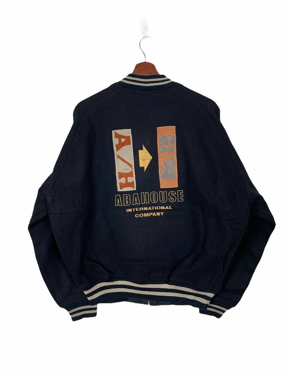 ABAHOUSE Vintage Reversible Varsity Jacket Abahouse Wool Biggest Logo Size US XL / EU 56 / 4 - 2 Thumbnail