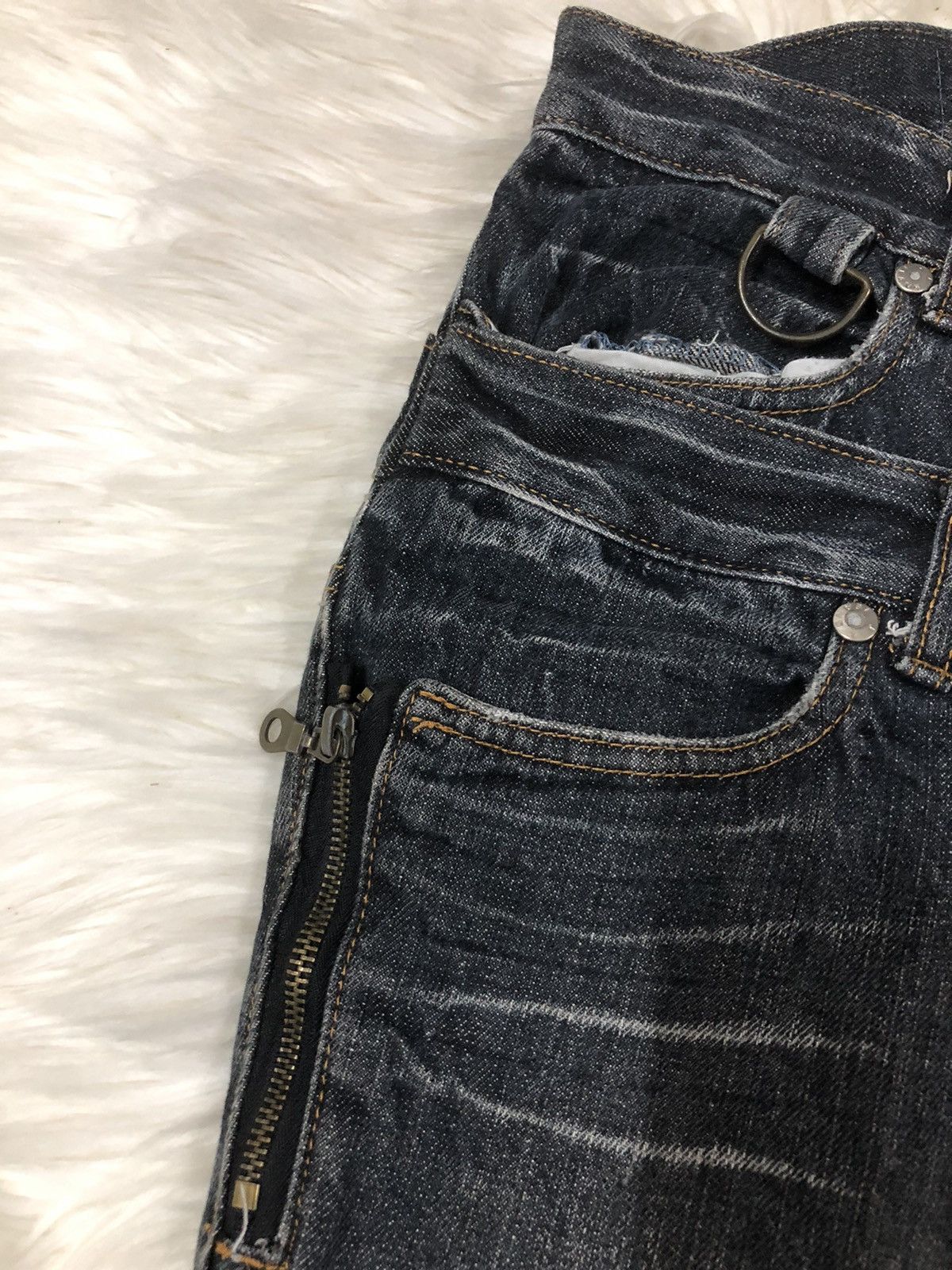 Japanese Brand × Seditionaries Japanese double waist denim punk/seditionaries skull ☠️ Size US 32 / EU 48 - 7 Thumbnail