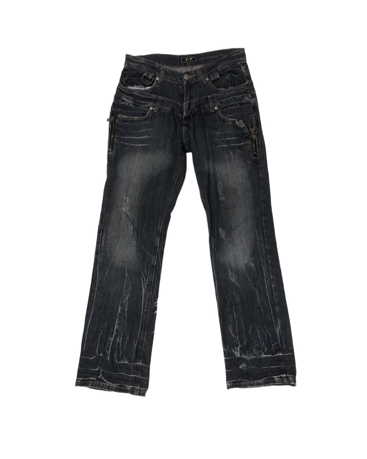 Japanese Brand × Seditionaries Japanese double waist denim punk/seditionaries skull ☠️ Size US 32 / EU 48 - 2 Thumbnail
