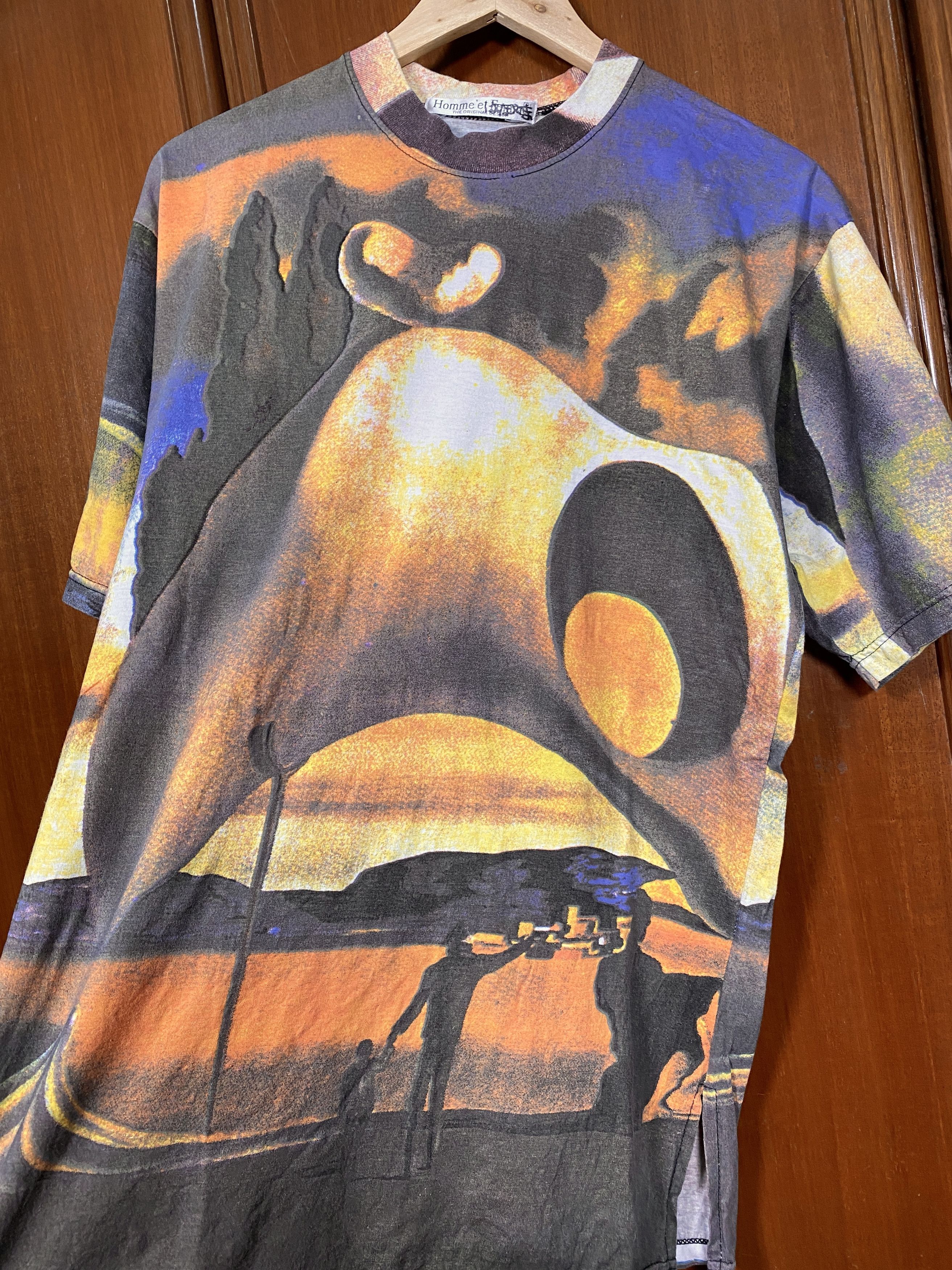 Vintage Vintage Salvador Dali Art Painting All Over Print Tee Size US L / EU 52-54 / 3 - 2 Thumbnail