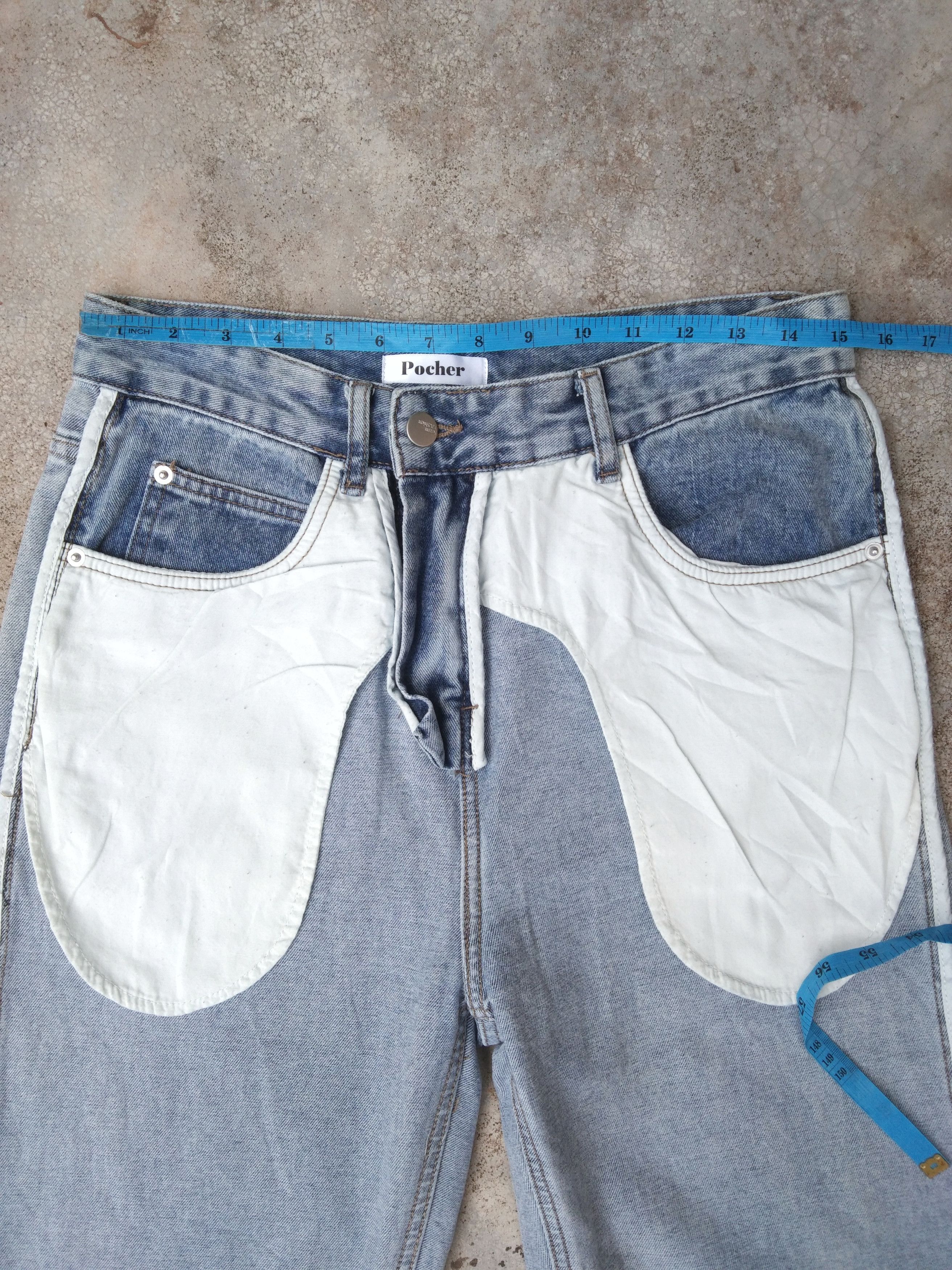 Japanese Brand Japanese Street Fashion Inside Out Retro Punk Jeans 30x30 Size US 30 / EU 46 - 4 Thumbnail