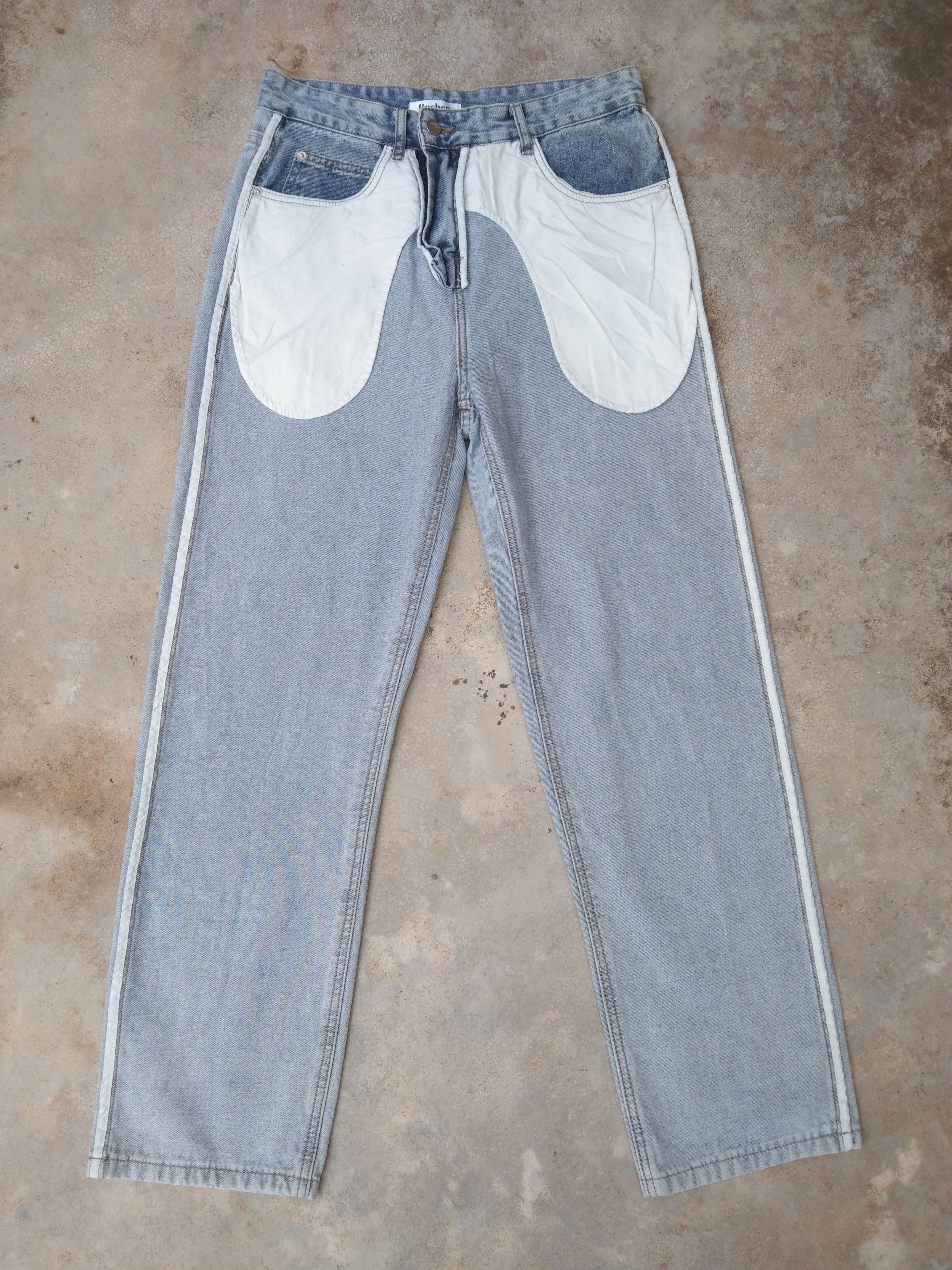 Japanese Brand Japanese Street Fashion Inside Out Retro Punk Jeans 30x30 Size US 30 / EU 46 - 1 Thumbnail