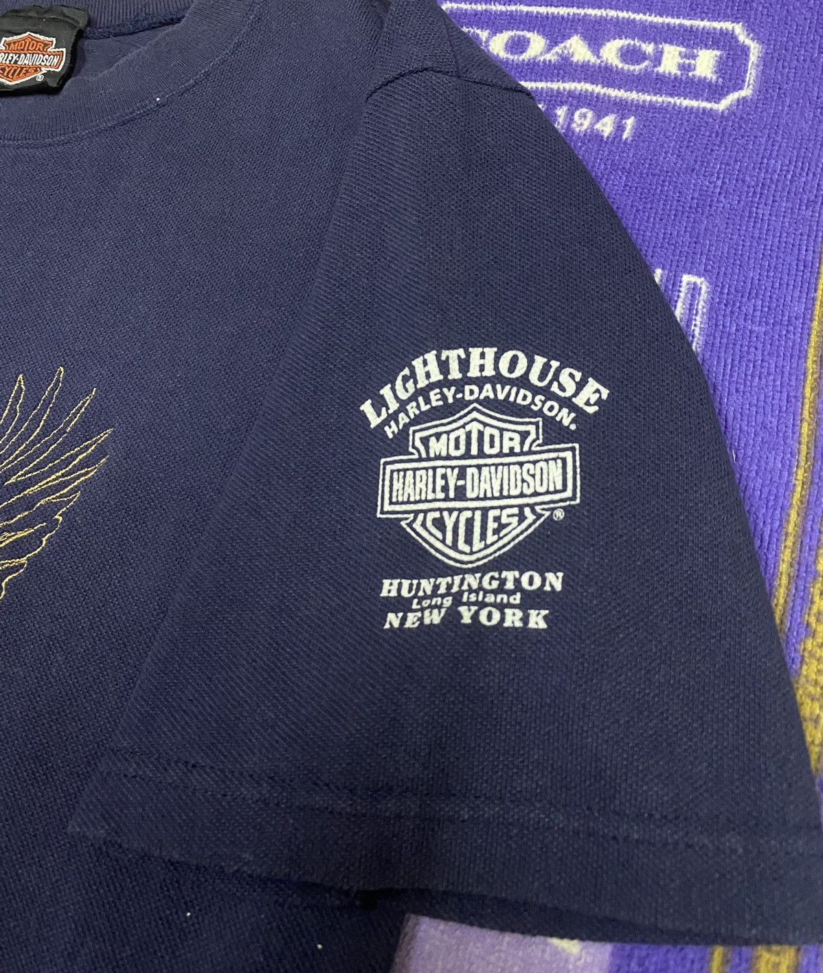 Harley Davidson × Vintage HARLEY-DAVIDSON Shirt Rare Design Size US M / EU 48-50 / 2 - 6 Thumbnail