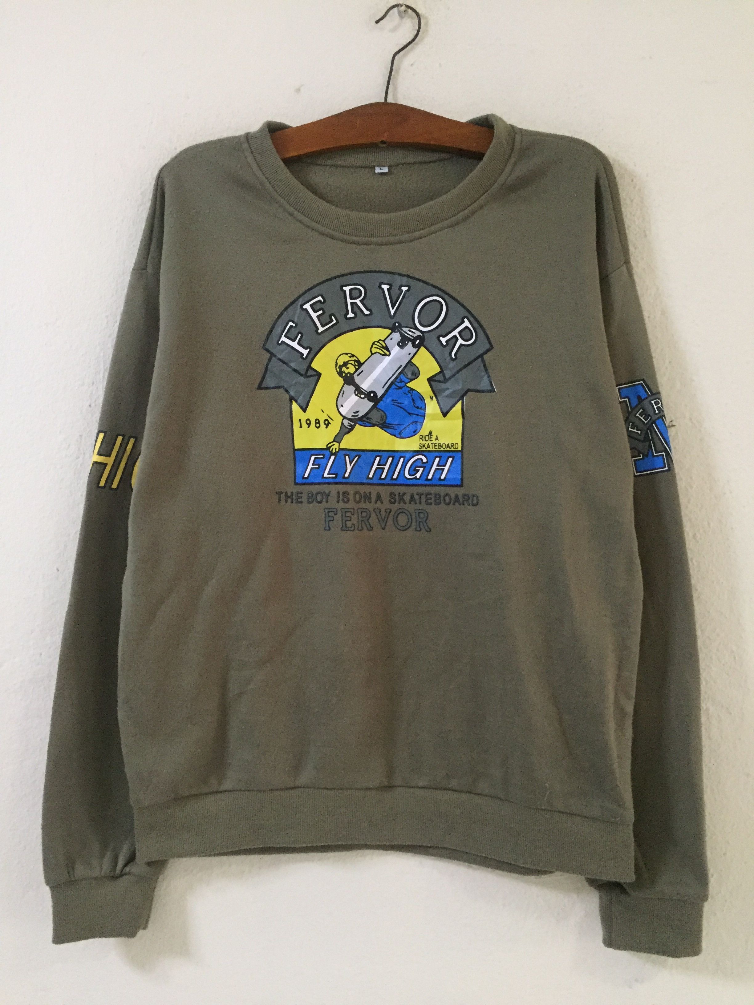 Other Fervor Fly High Skateboard Sweatshirt Size US L / EU 52-54 / 3 - 1 Thumbnail