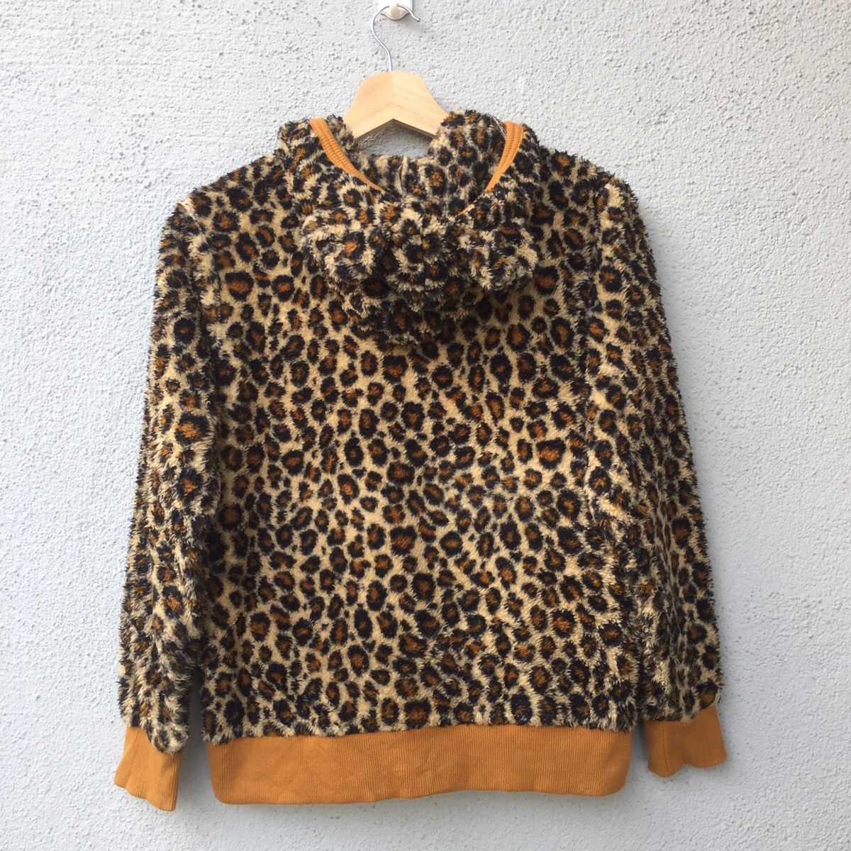 Japanese Brand × Vintage Vintage Sirmione Leopard Design Zipper Fleece Sweater Size US S / EU 44-46 / 1 - 14 Thumbnail