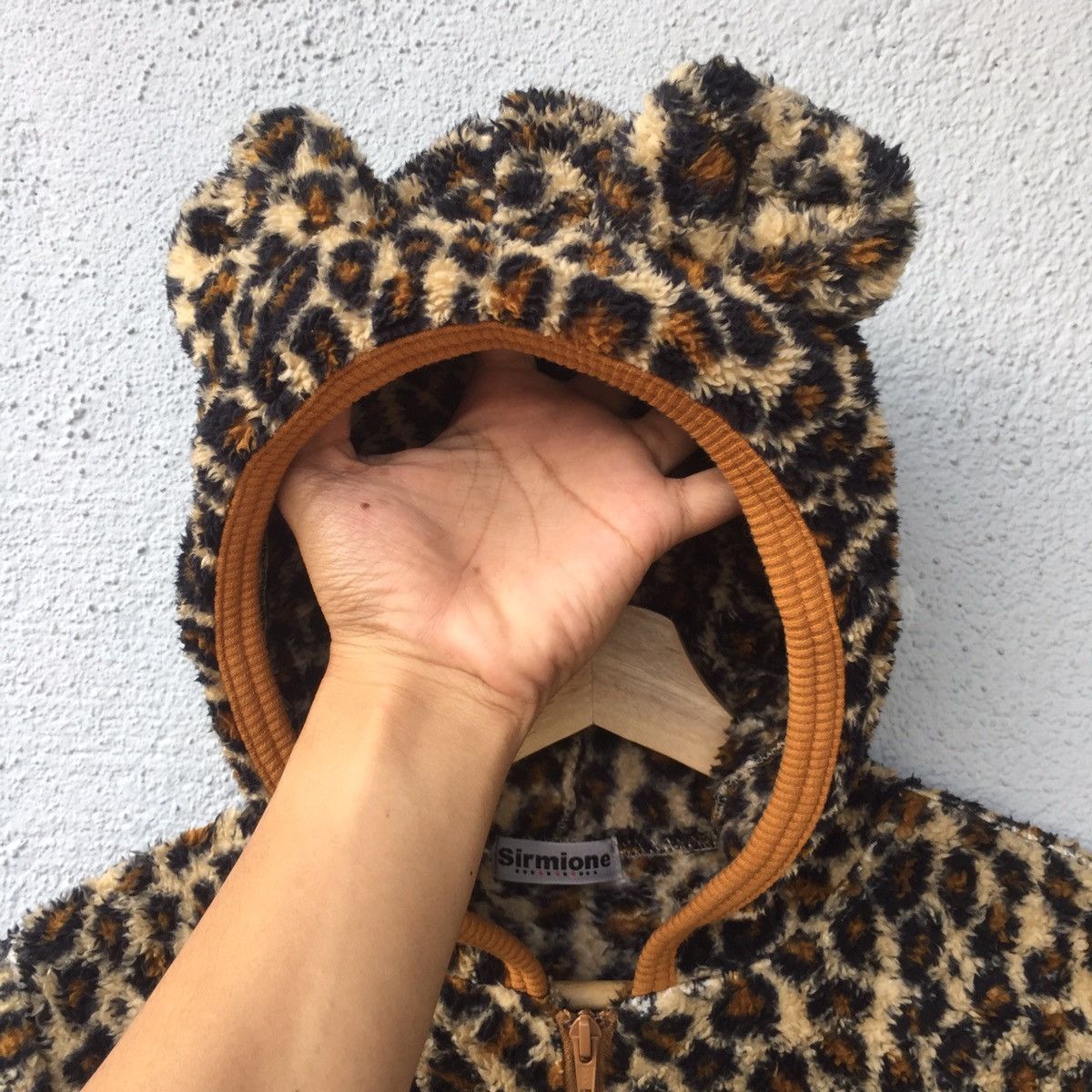 Japanese Brand × Vintage Vintage Sirmione Leopard Design Zipper Fleece Sweater Size US S / EU 44-46 / 1 - 10 Thumbnail