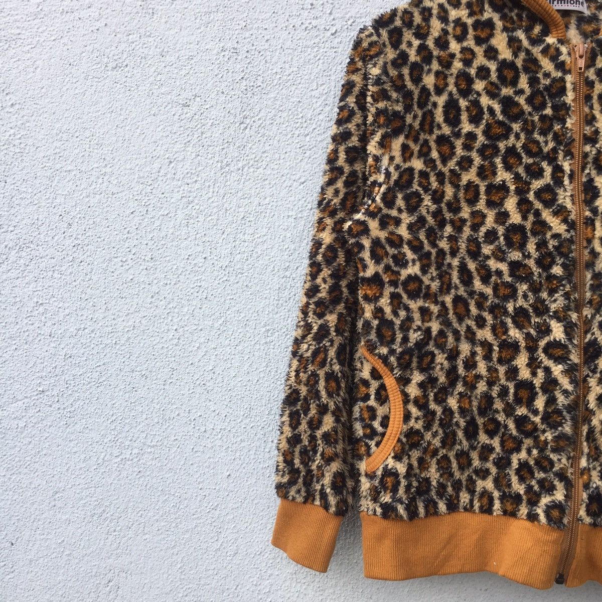 Japanese Brand × Vintage Vintage Sirmione Leopard Design Zipper Fleece Sweater Size US S / EU 44-46 / 1 - 4 Thumbnail