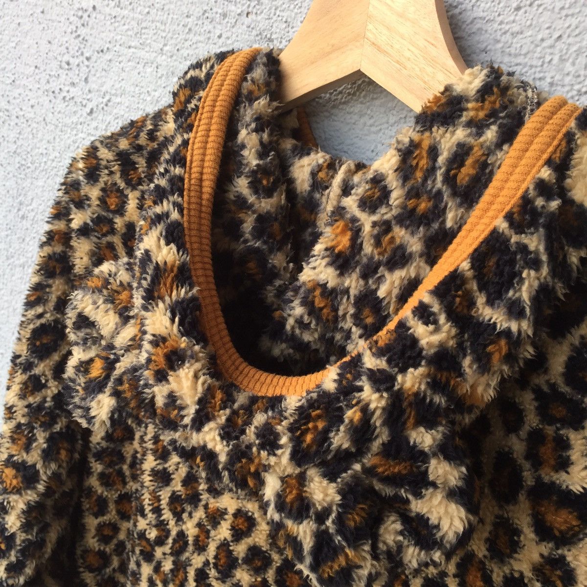 Japanese Brand × Vintage Vintage Sirmione Leopard Design Zipper Fleece Sweater Size US S / EU 44-46 / 1 - 8 Thumbnail