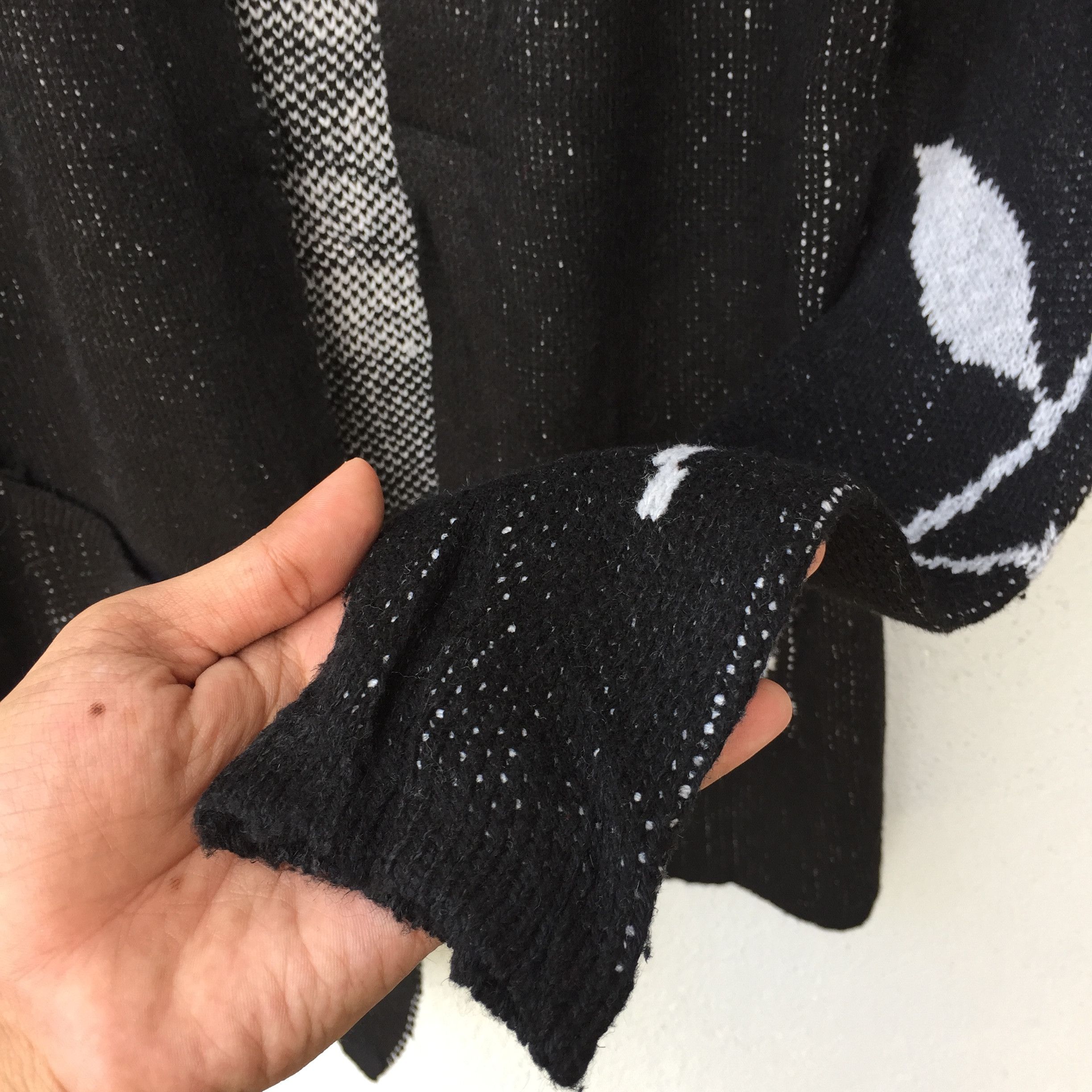 Aran Isles Knitwear Vintage Black/White Knit Cardigan Rose Design Size US M / EU 48-50 / 2 - 6 Thumbnail