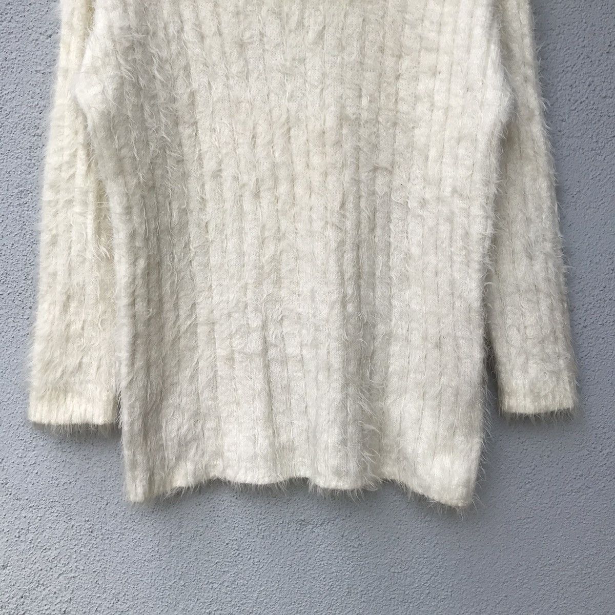 Aran Isles Knitwear Ray Cassin Favori Shag Shaggy Fur Mohair Knitwear Size US L / EU 52-54 / 3 - 3 Thumbnail
