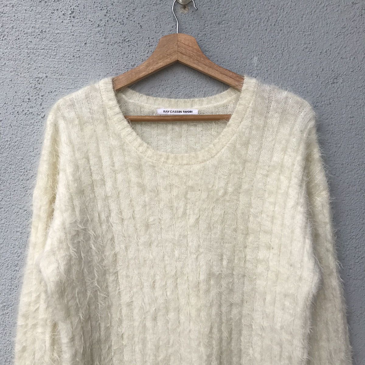 Aran Isles Knitwear Ray Cassin Favori Shag Shaggy Fur Mohair Knitwear Size US L / EU 52-54 / 3 - 2 Thumbnail