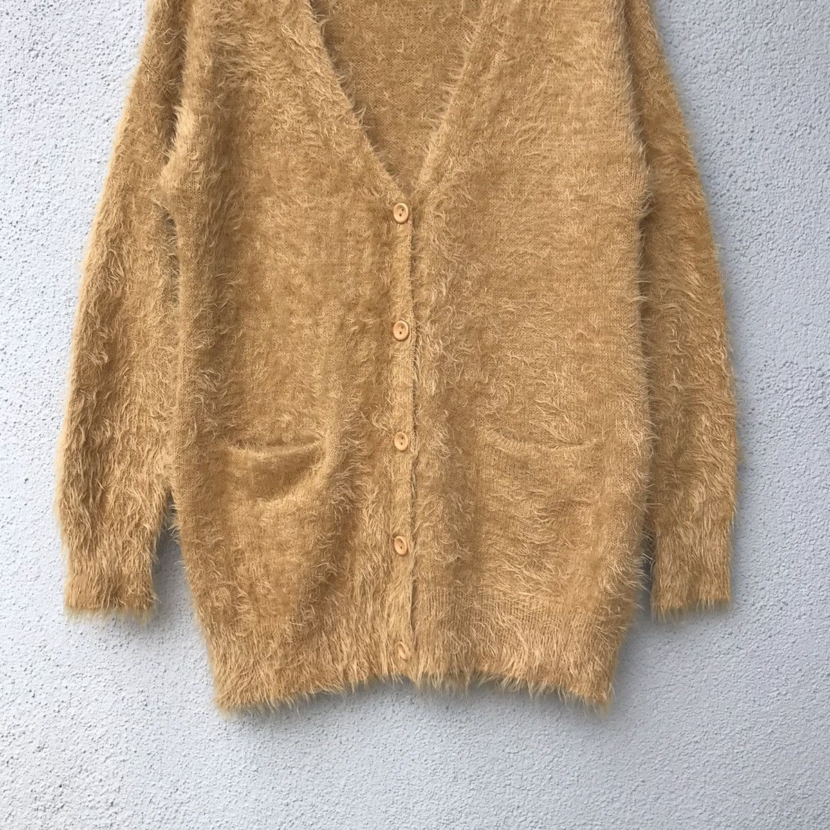 Aran Isles Knitwear Mystic Soft Fur Shag Shaggy Mohair Knitwear Cardigan Size US M / EU 48-50 / 2 - 3 Thumbnail
