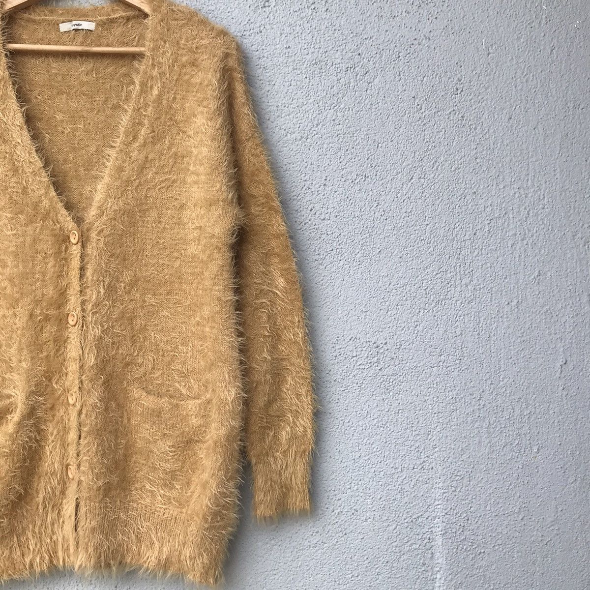 Aran Isles Knitwear Mystic Soft Fur Shag Shaggy Mohair Knitwear Cardigan Size US M / EU 48-50 / 2 - 5 Thumbnail