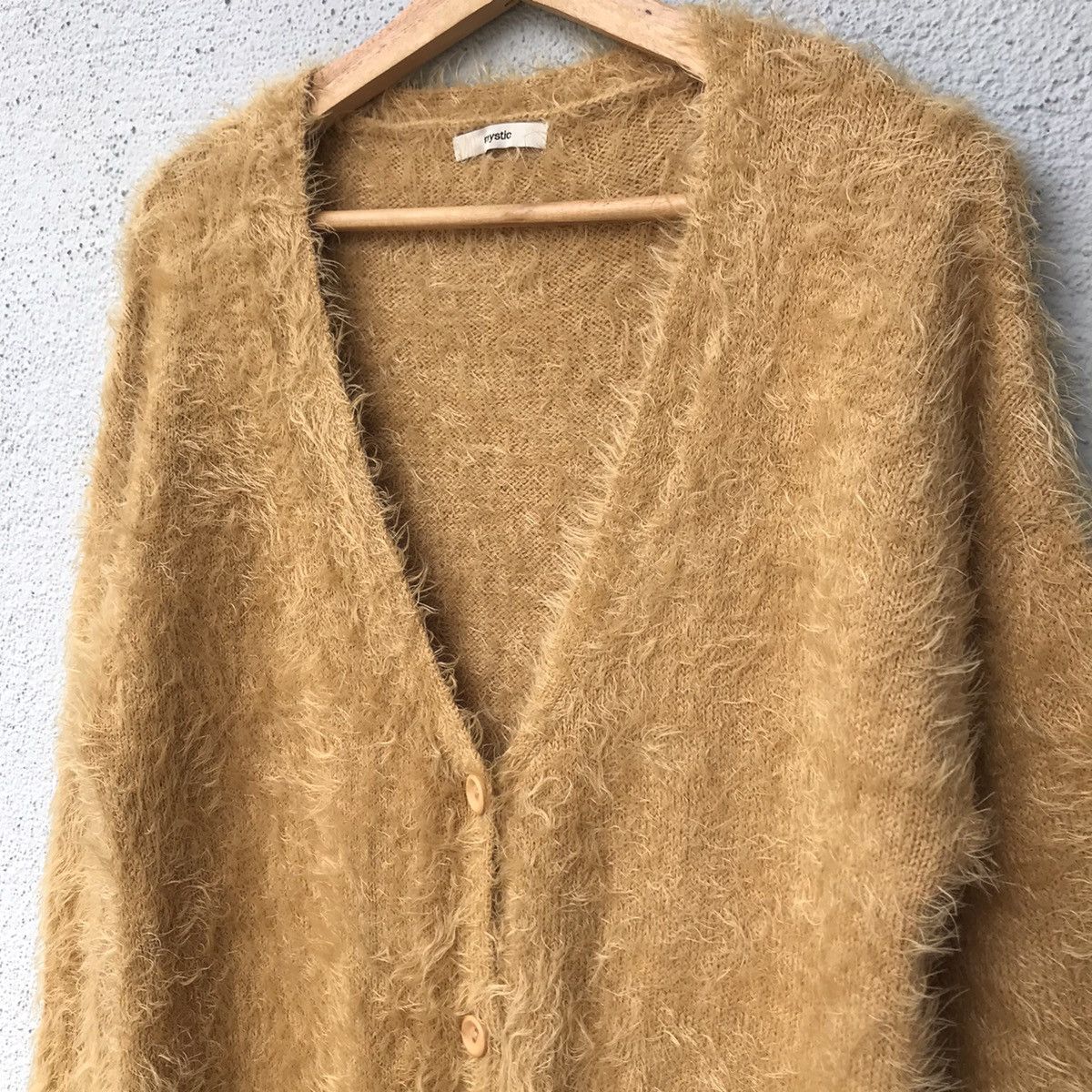 Aran Isles Knitwear Mystic Soft Fur Shag Shaggy Mohair Knitwear Cardigan Size US M / EU 48-50 / 2 - 10 Thumbnail