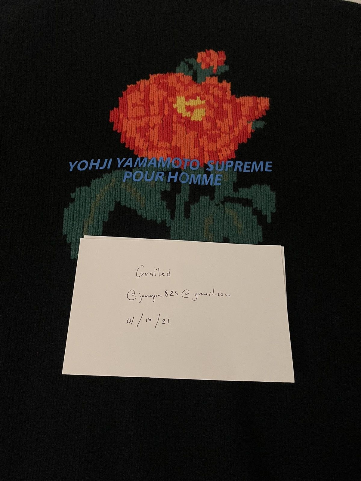 Supreme Supreme Yohji Yamamoto Knit Sweater Black Size XL FW20 Y3 