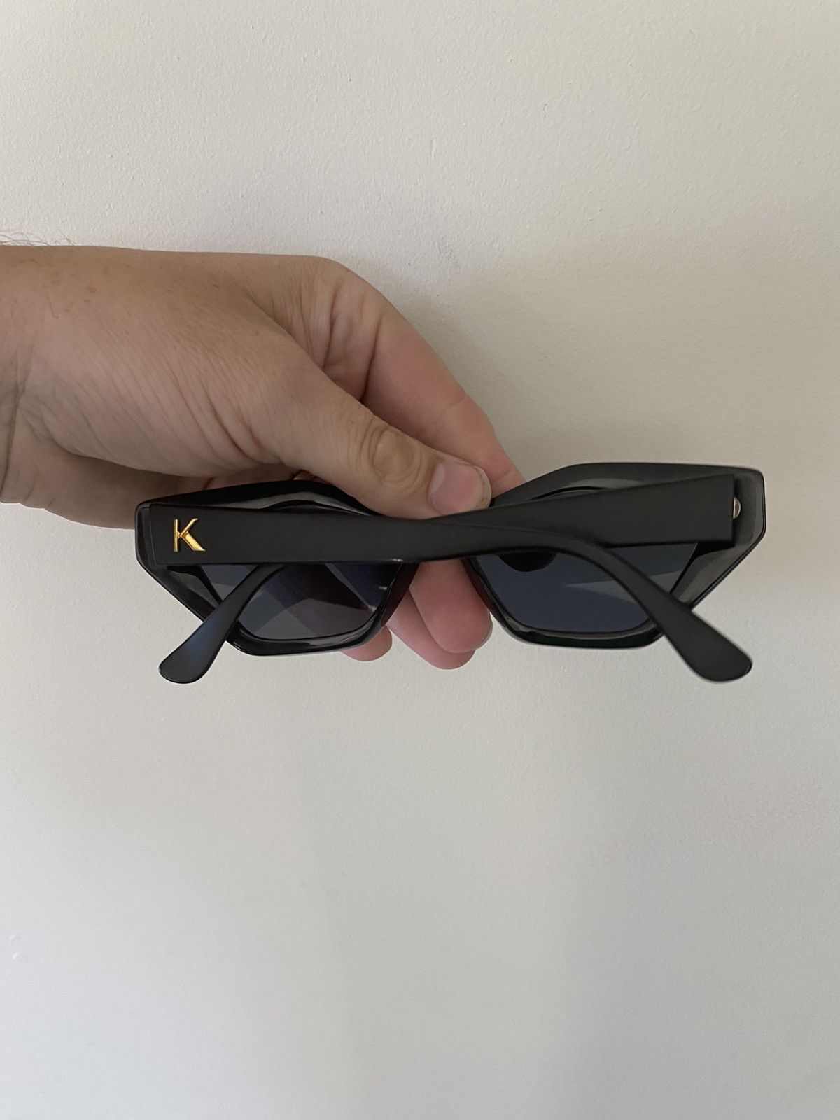 Krizia Uomo × Vintage VINTAGE KRIZIA GEOMETRIC HANDMADE SUNGLASSES Size ONE SIZE - 3 Thumbnail