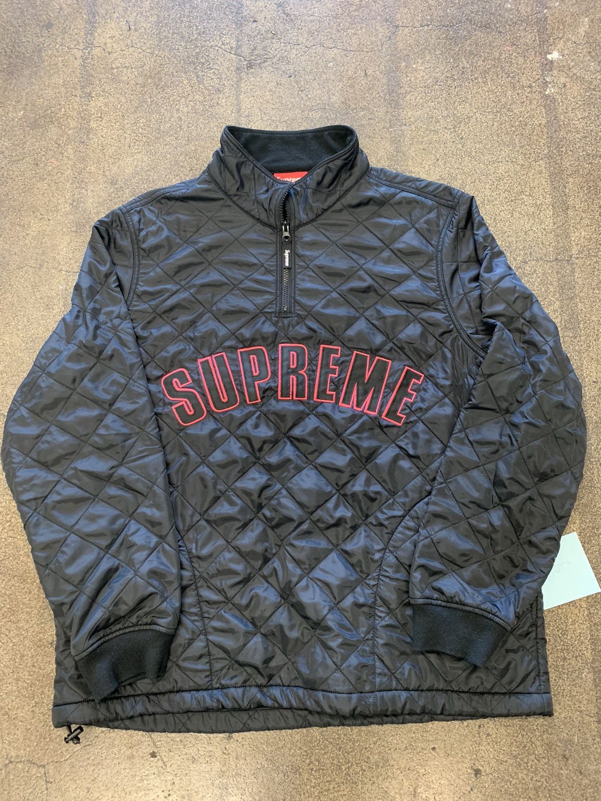 Supreme Quilted arc pullover