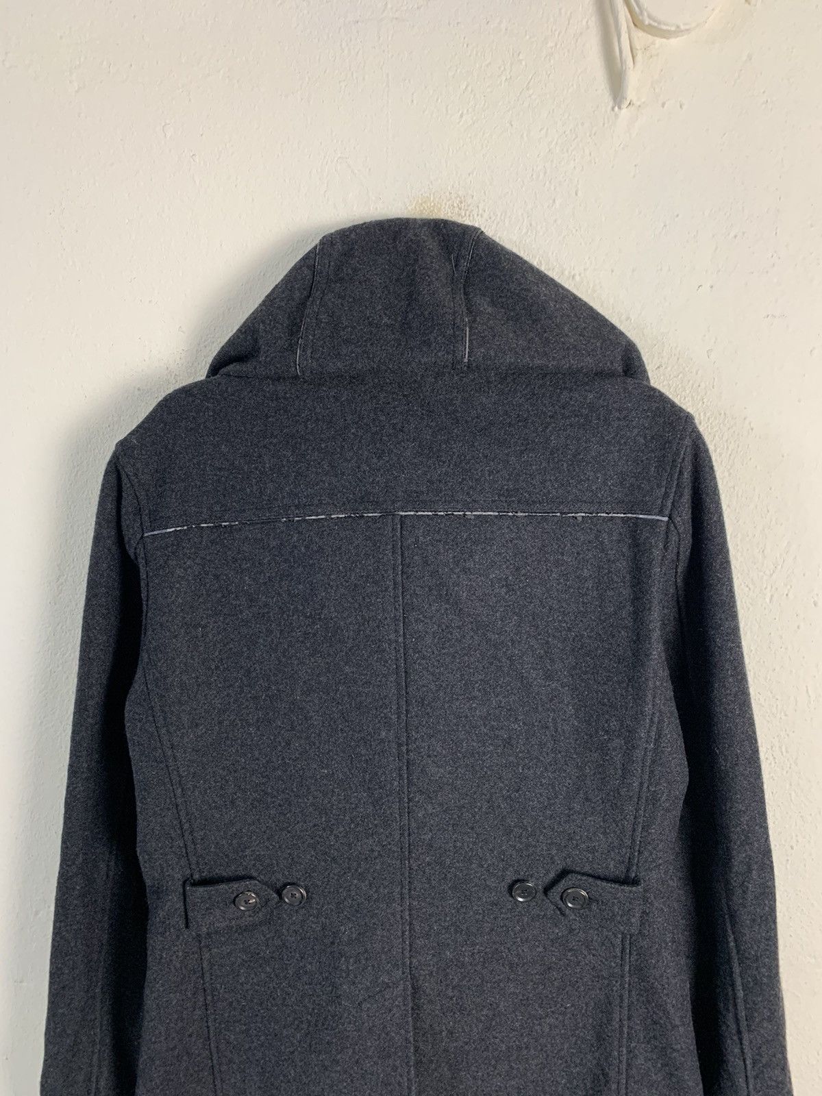 Katharine Hamnett London Katherine Hammett London Wool Hoodie Jacket Size US M / EU 48-50 / 2 - 11 Thumbnail
