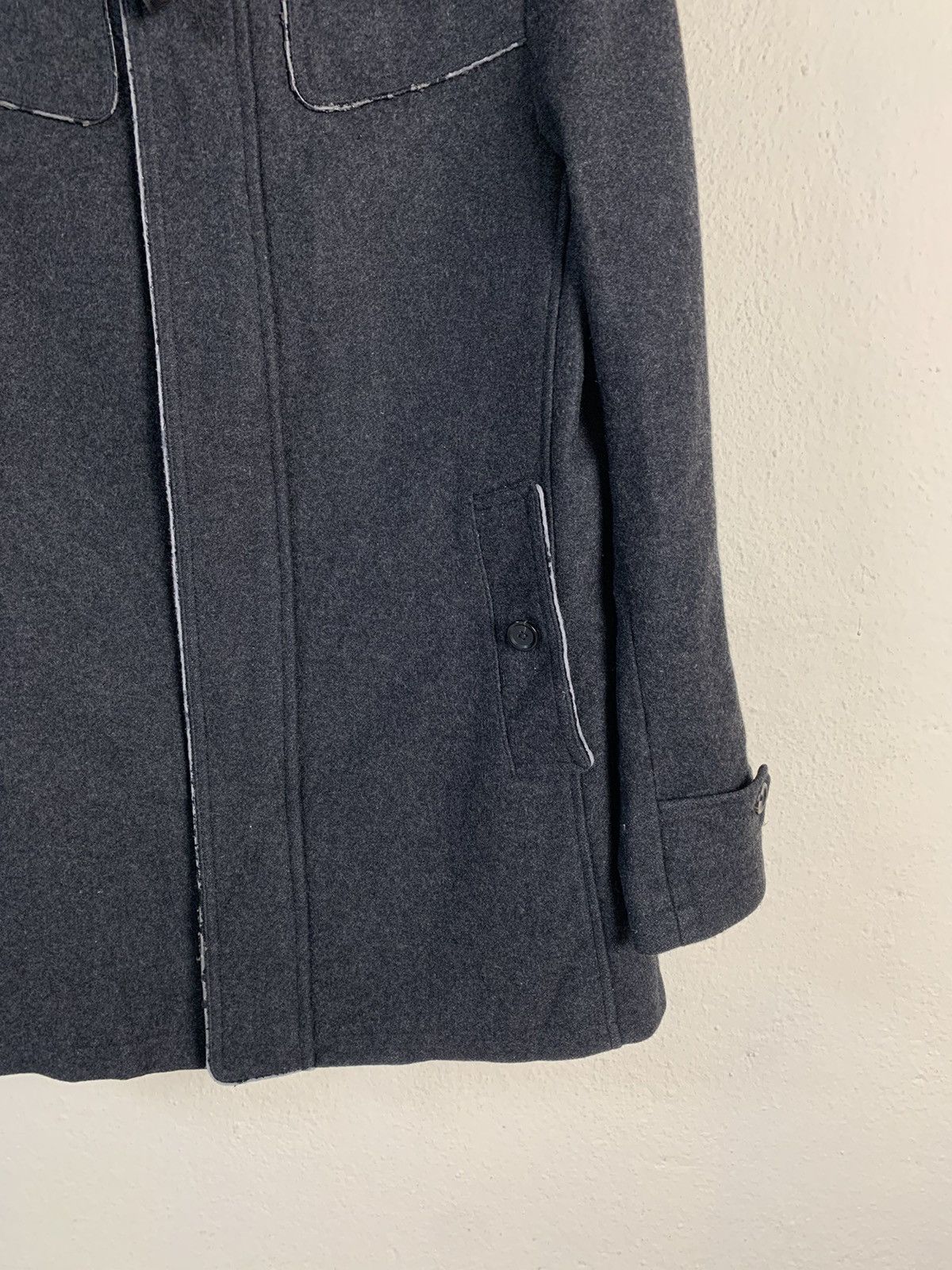 Katharine Hamnett London Katherine Hammett London Wool Hoodie Jacket Size US M / EU 48-50 / 2 - 2 Thumbnail