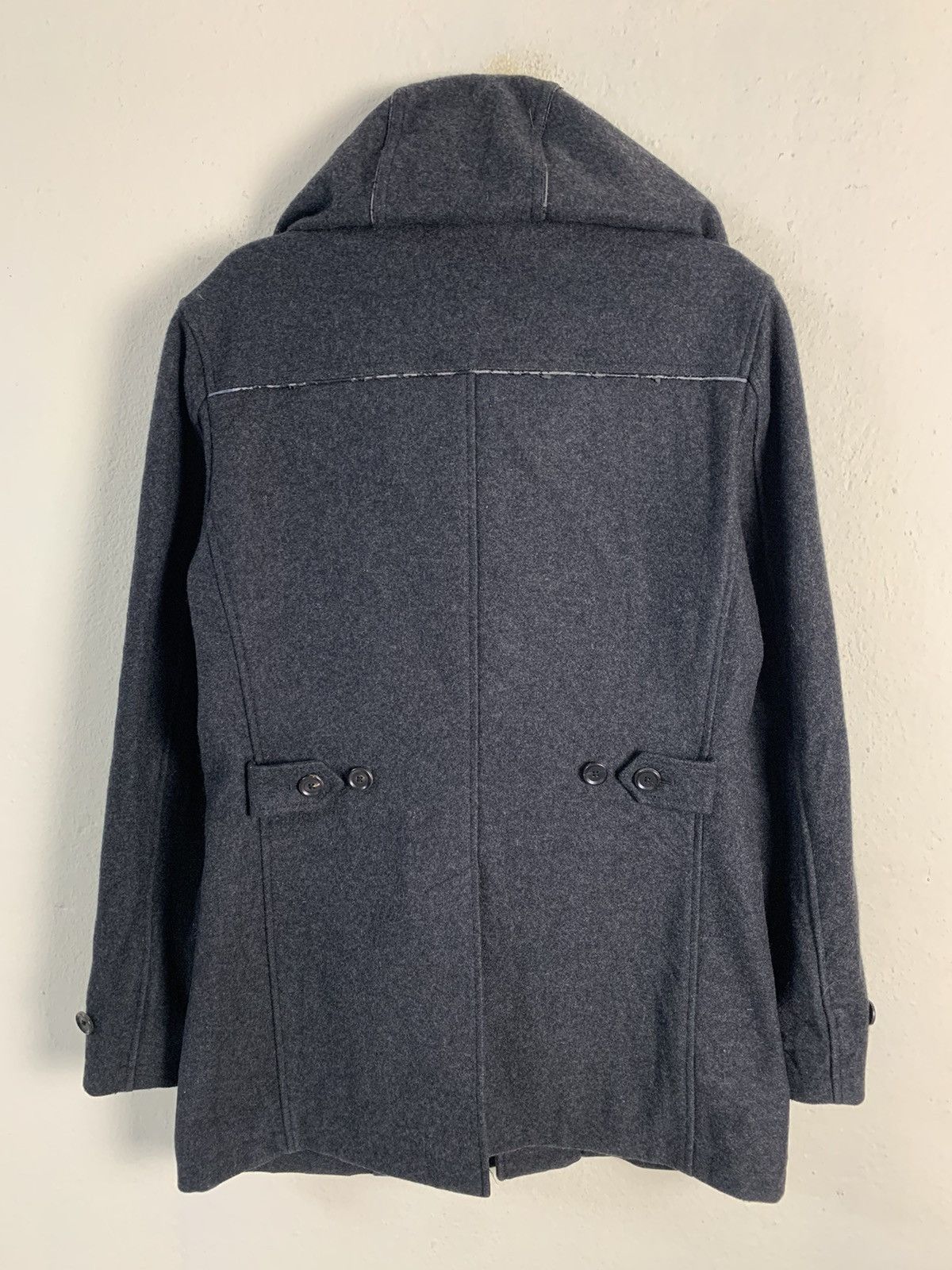 Katharine Hamnett London Katherine Hammett London Wool Hoodie Jacket Size US M / EU 48-50 / 2 - 8 Thumbnail