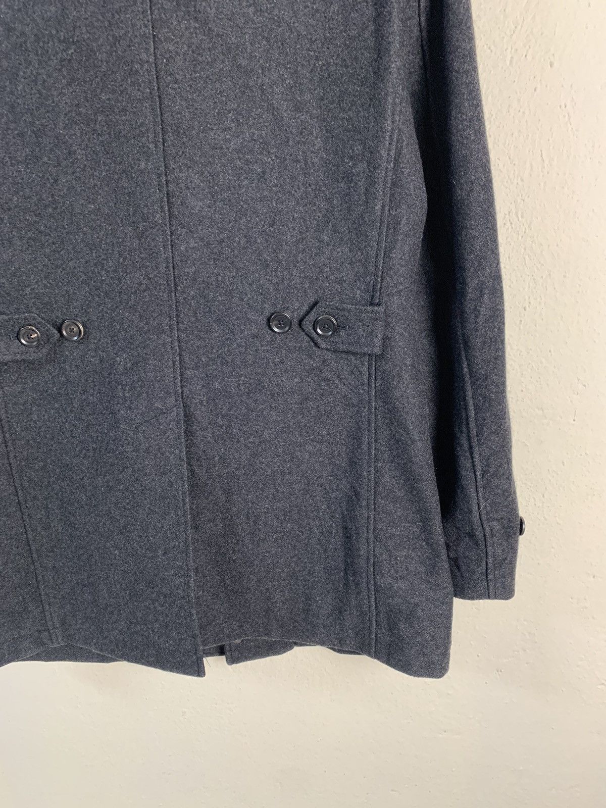Katharine Hamnett London Katherine Hammett London Wool Hoodie Jacket Size US M / EU 48-50 / 2 - 9 Thumbnail