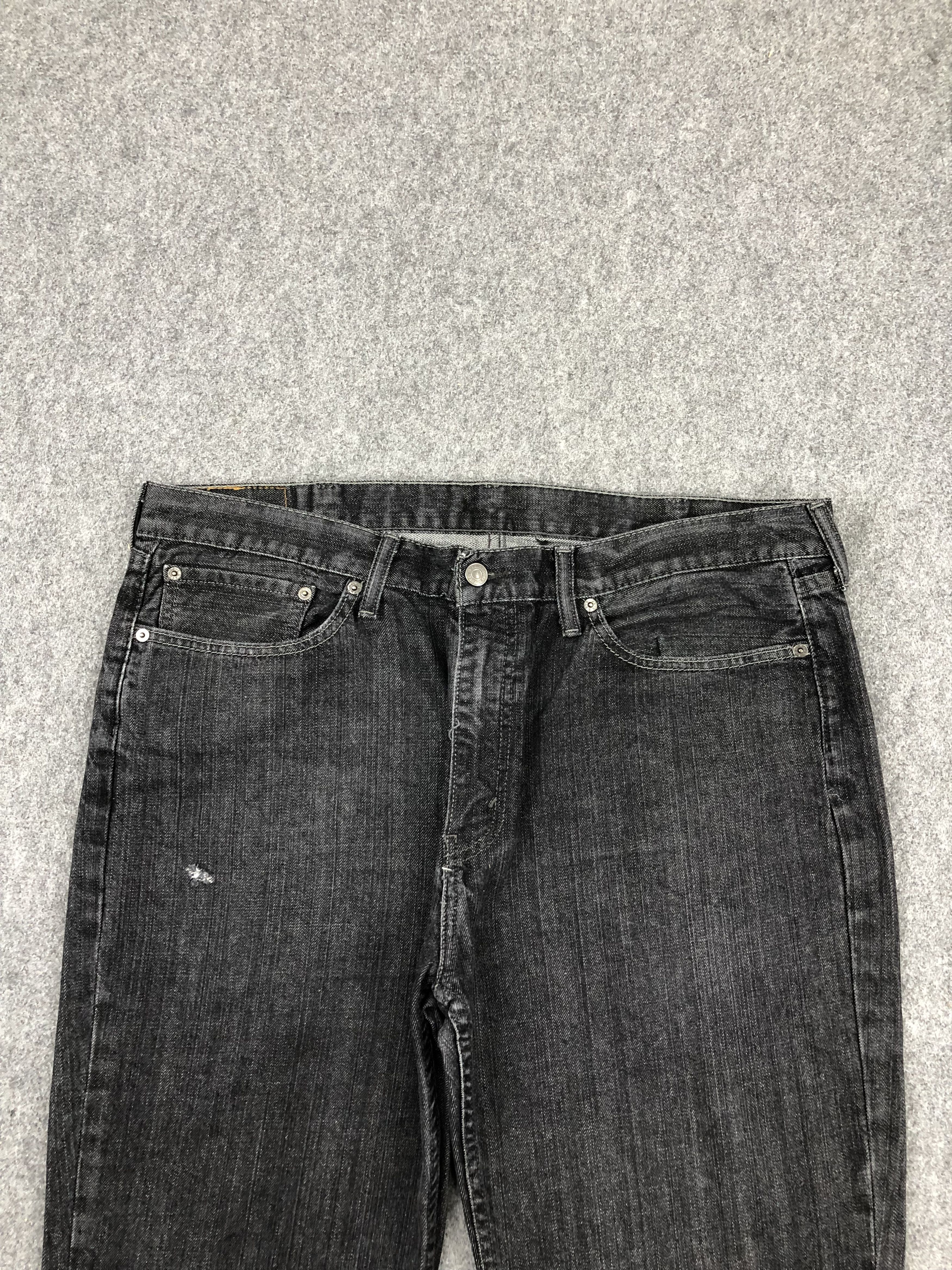 Levi's Vintage Levis 514 Black Jeans DPP0238 Size US 40 / EU 56 - 2 Thumbnail