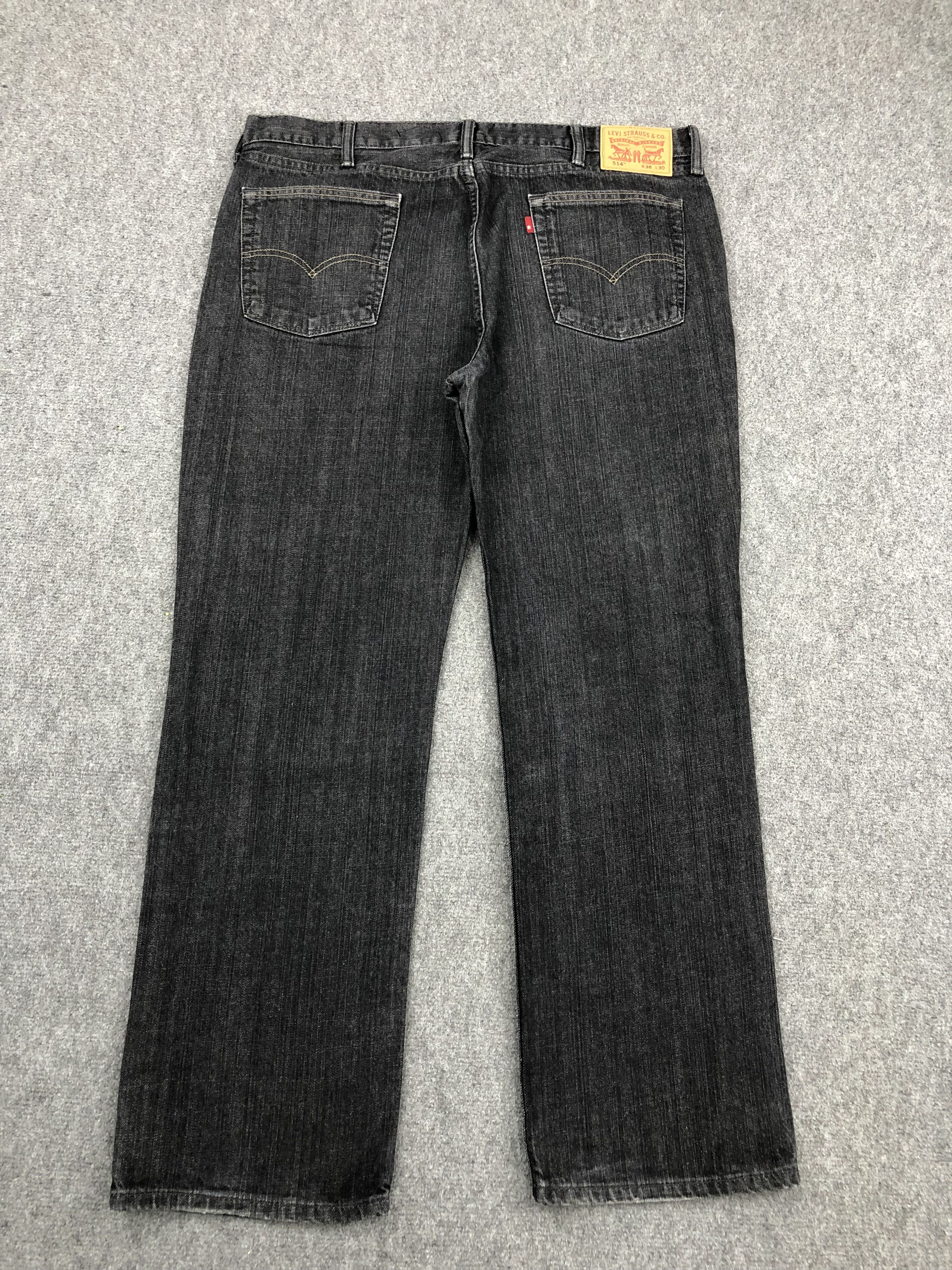Levi's Vintage Levis 514 Black Jeans DPP0238 Size US 40 / EU 56 - 3 Thumbnail