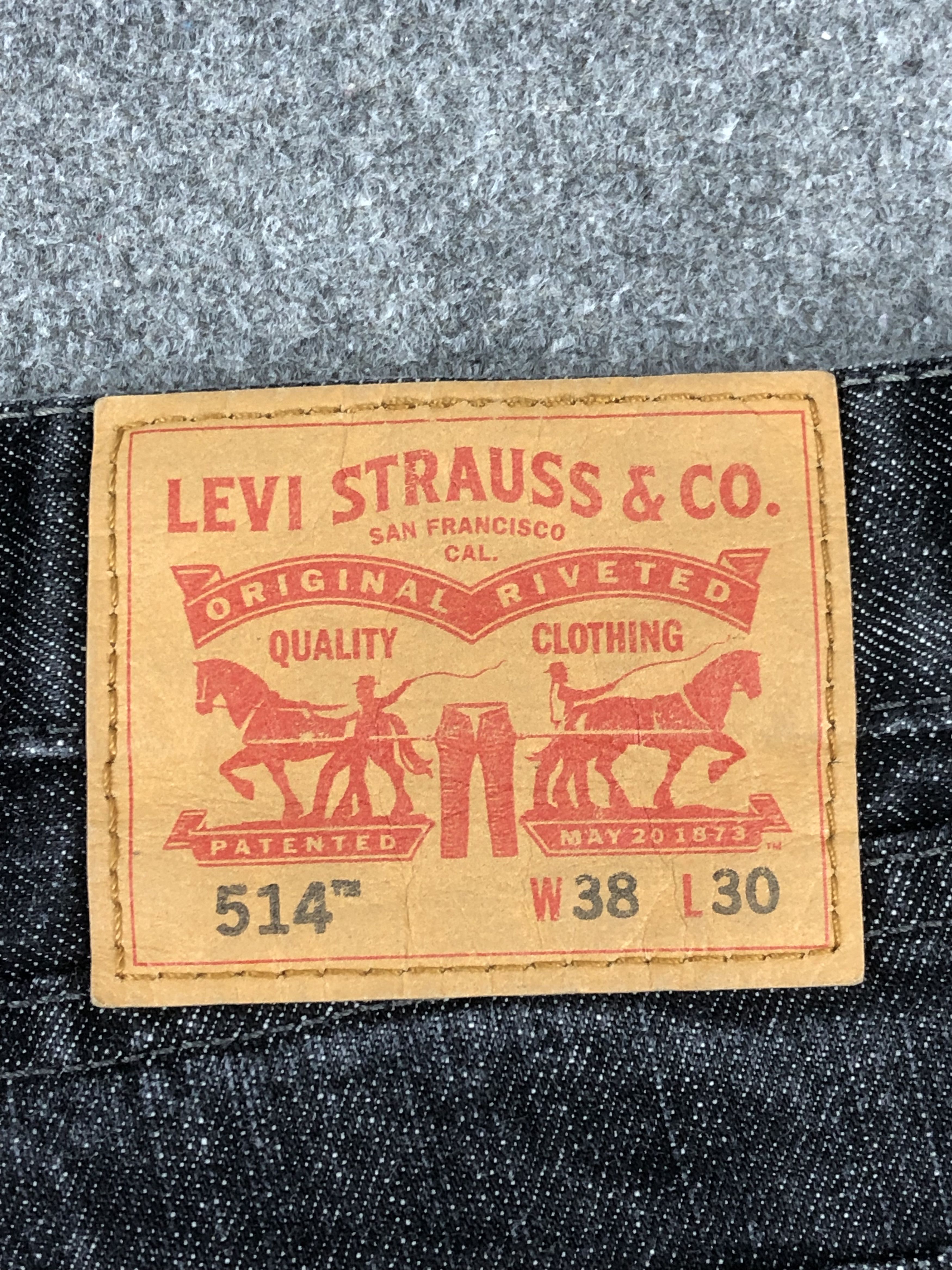Levi's Vintage Levis 514 Black Jeans DPP0238 Size US 40 / EU 56 - 8 Thumbnail