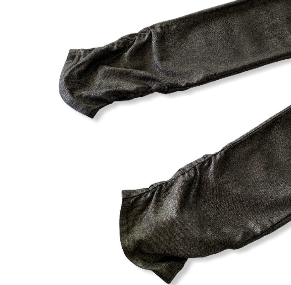 Chanel Chanel Metallic Ruched Jeans Size 26" / US 2 / IT 38 - 2 Thumbnail