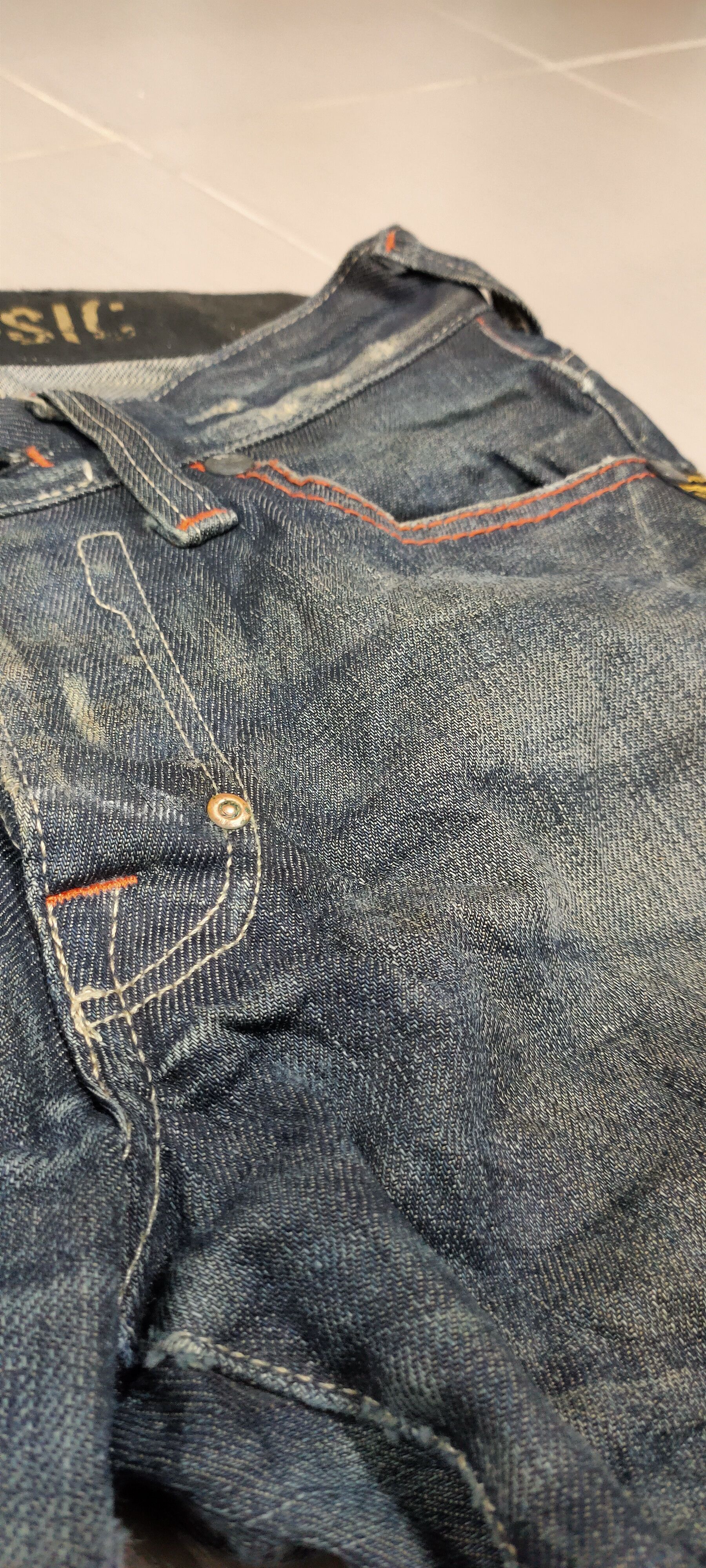 G-Star G star raw original button denim jeans vintage distressed Size US 32 / EU 48 - 6 Thumbnail