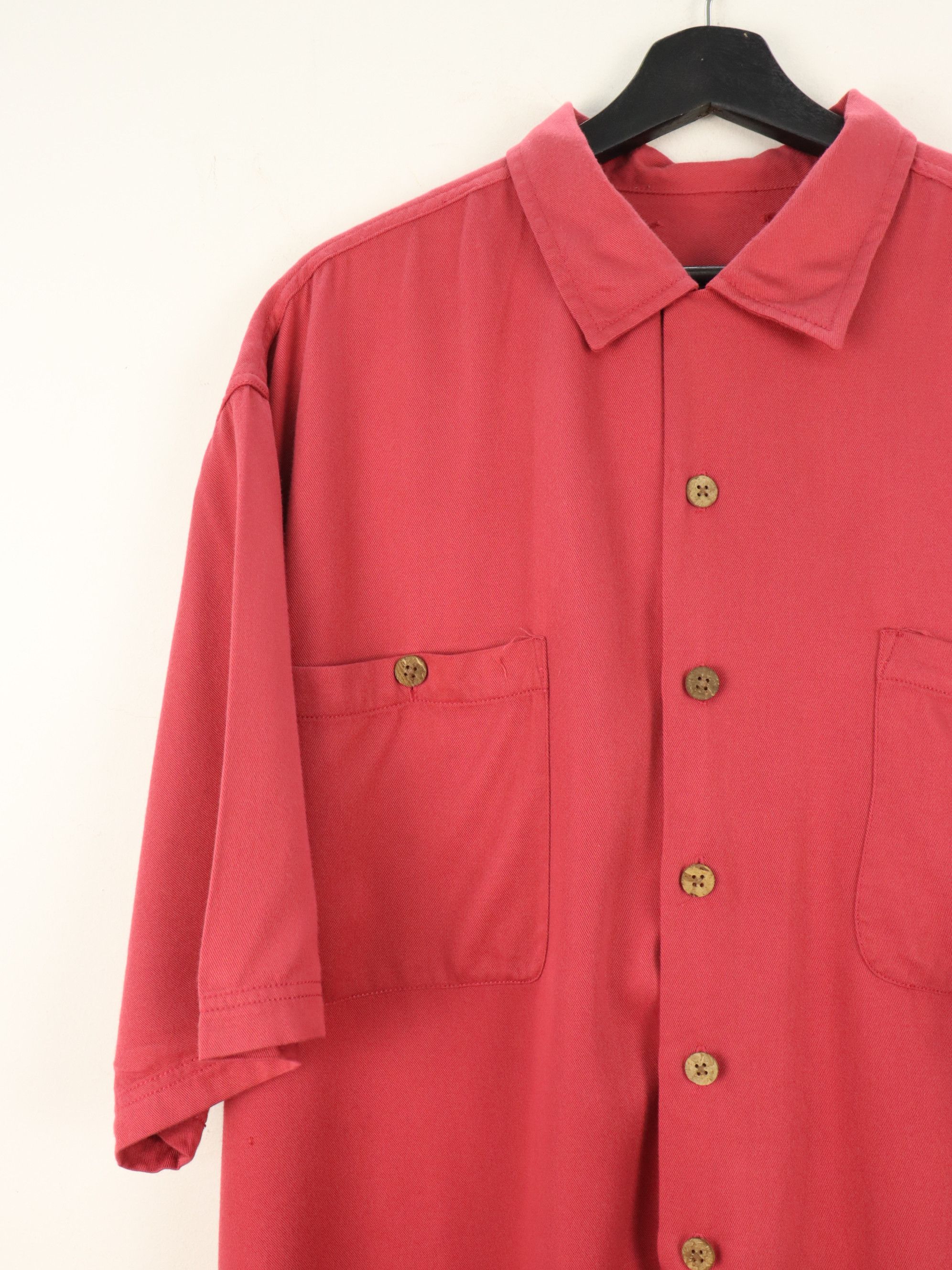 Tommy Bahama Tommy Bahama Embroidery Rayon Hawaiian Shirt Size US XXL / EU 58 / 5 - 5 Thumbnail
