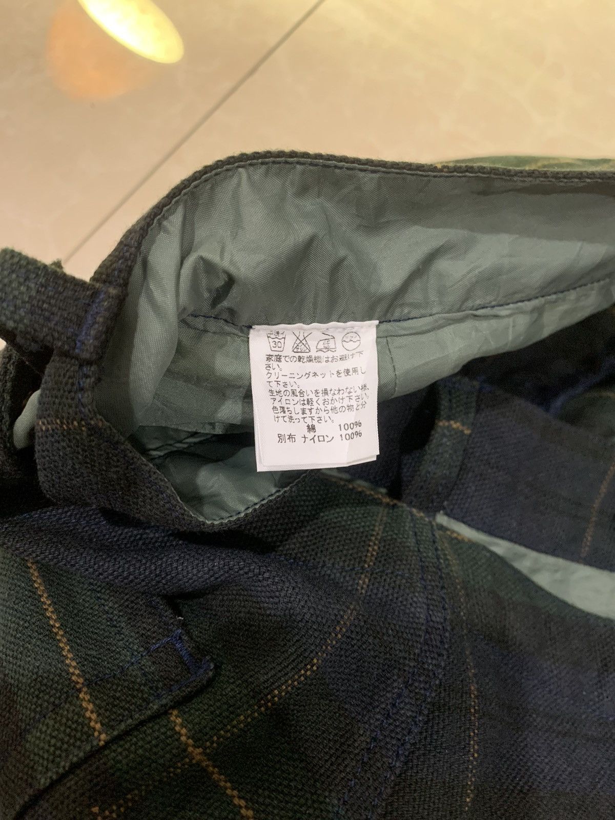 Final Home Final Home Issey Miyake Double Waisted Checkered Pants Size US 32 / EU 48 - 9 Thumbnail
